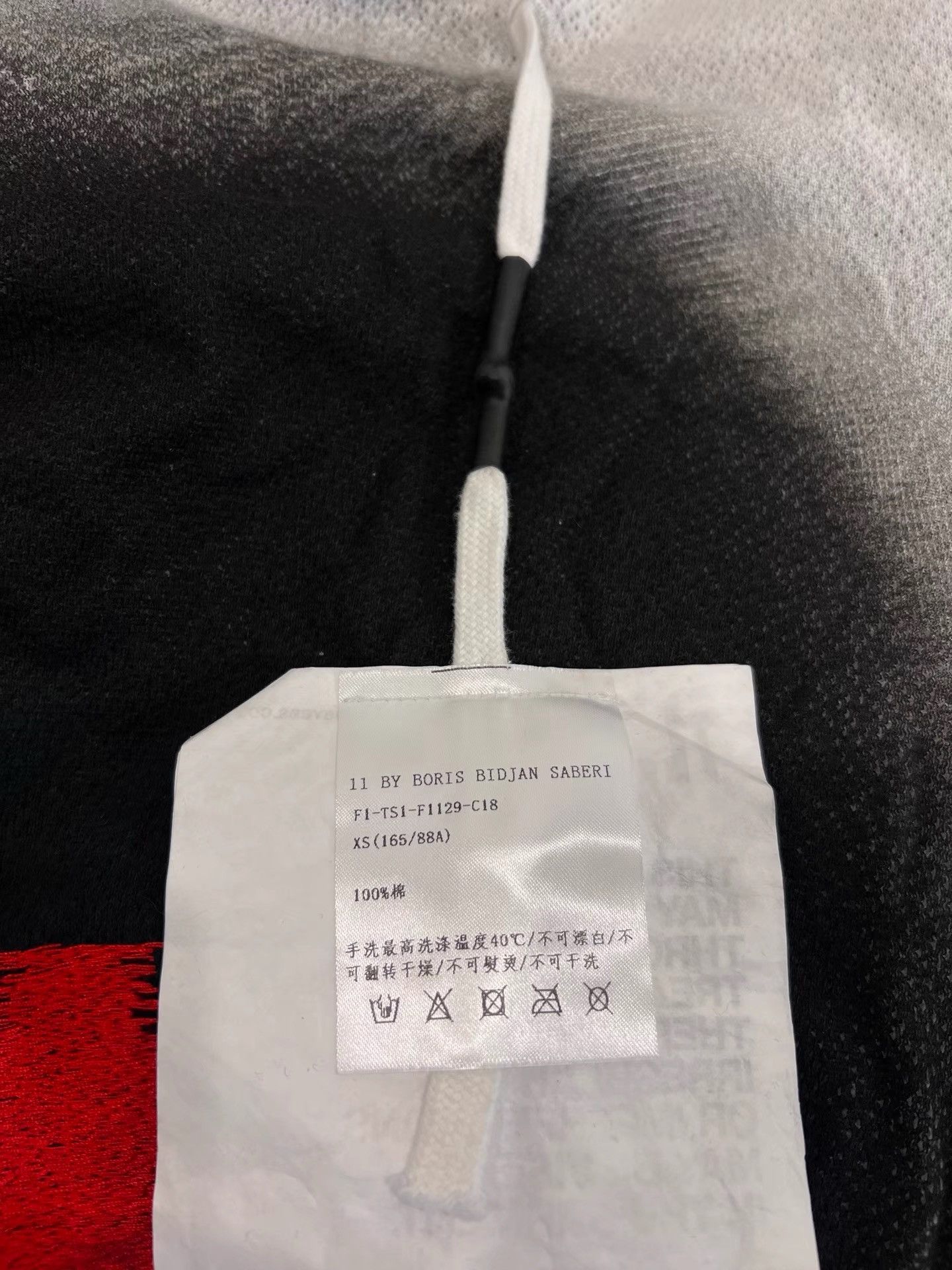 11 By Boris Bidjan Saberi 11by BBS Faded Embroidered T-Shirt K35 Size US XS / EU 42 / 0 - 8 Thumbnail