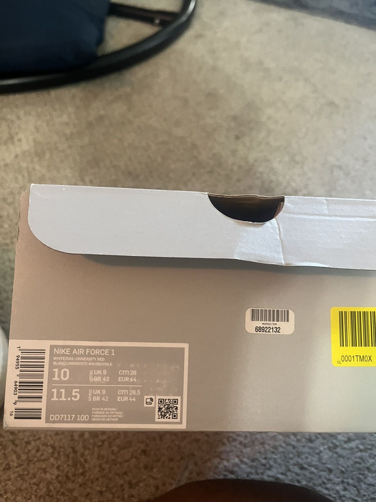 Nike Air Force 1 ‘Valentine’s Day 2021’ Size US 10 / EU 43 - 7 Thumbnail