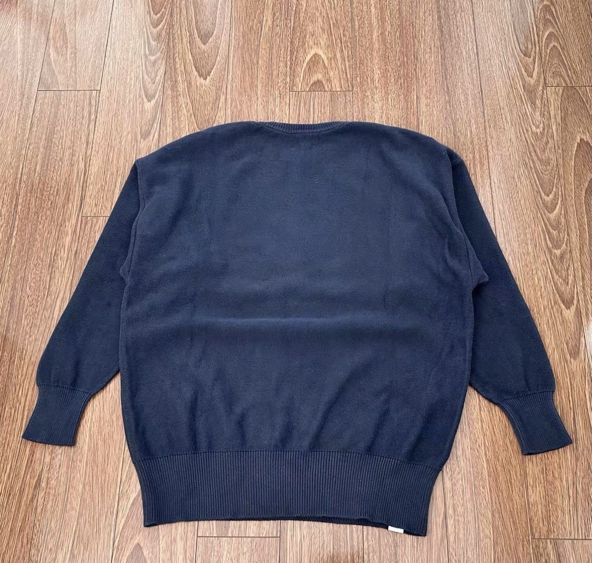 Descendant DESCENDANT JEU CREW NECK KNIT Washed knit sweater Size US L / EU 52-54 / 3 - 2 Thumbnail
