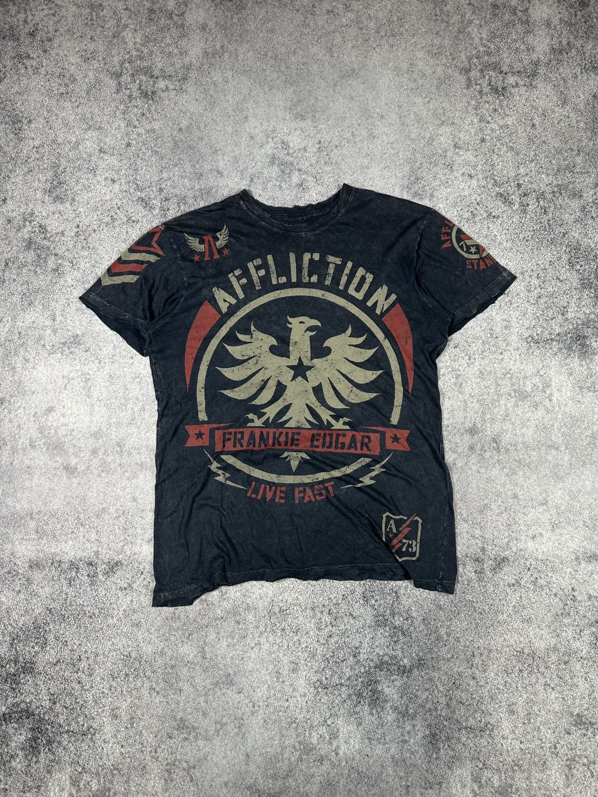 Affliction Y2K Affliction Logo T-shirt Streetwear Rare Style Opium USA Size US L / EU 52-54 / 3 - 1 Thumbnail