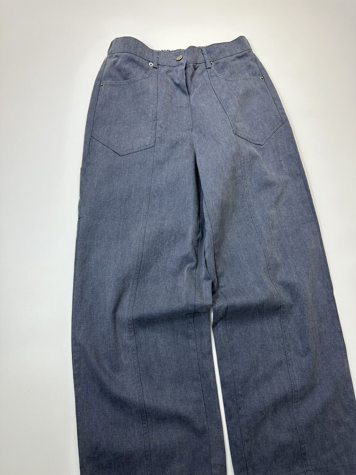 Other Africa Baggy Oversizw Pants Made In Korea Blue Size US 35 - 6 Thumbnail