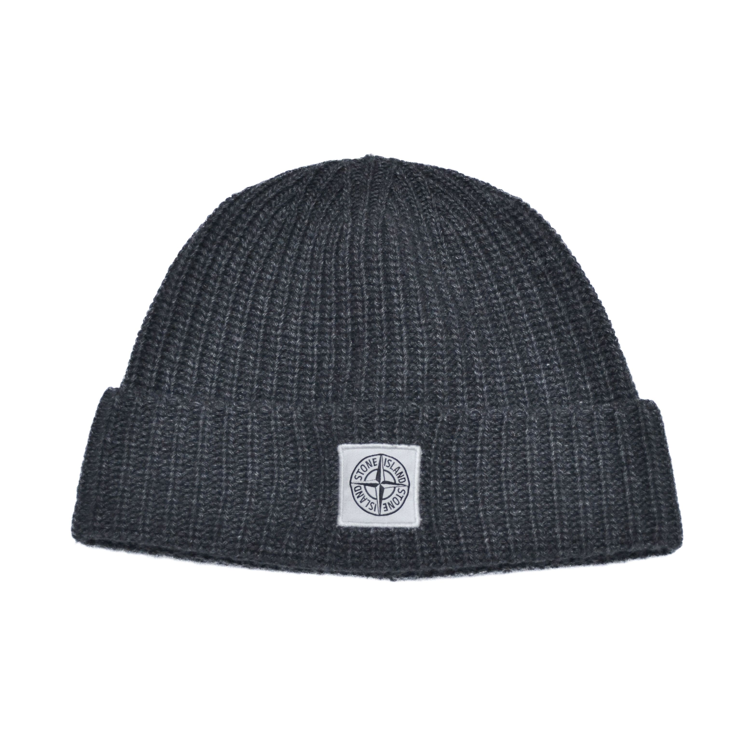 Stone Island Stone Island Ribbed Wool Cashmere Polyamide Beanie Size ONE SIZE - 1 Thumbnail