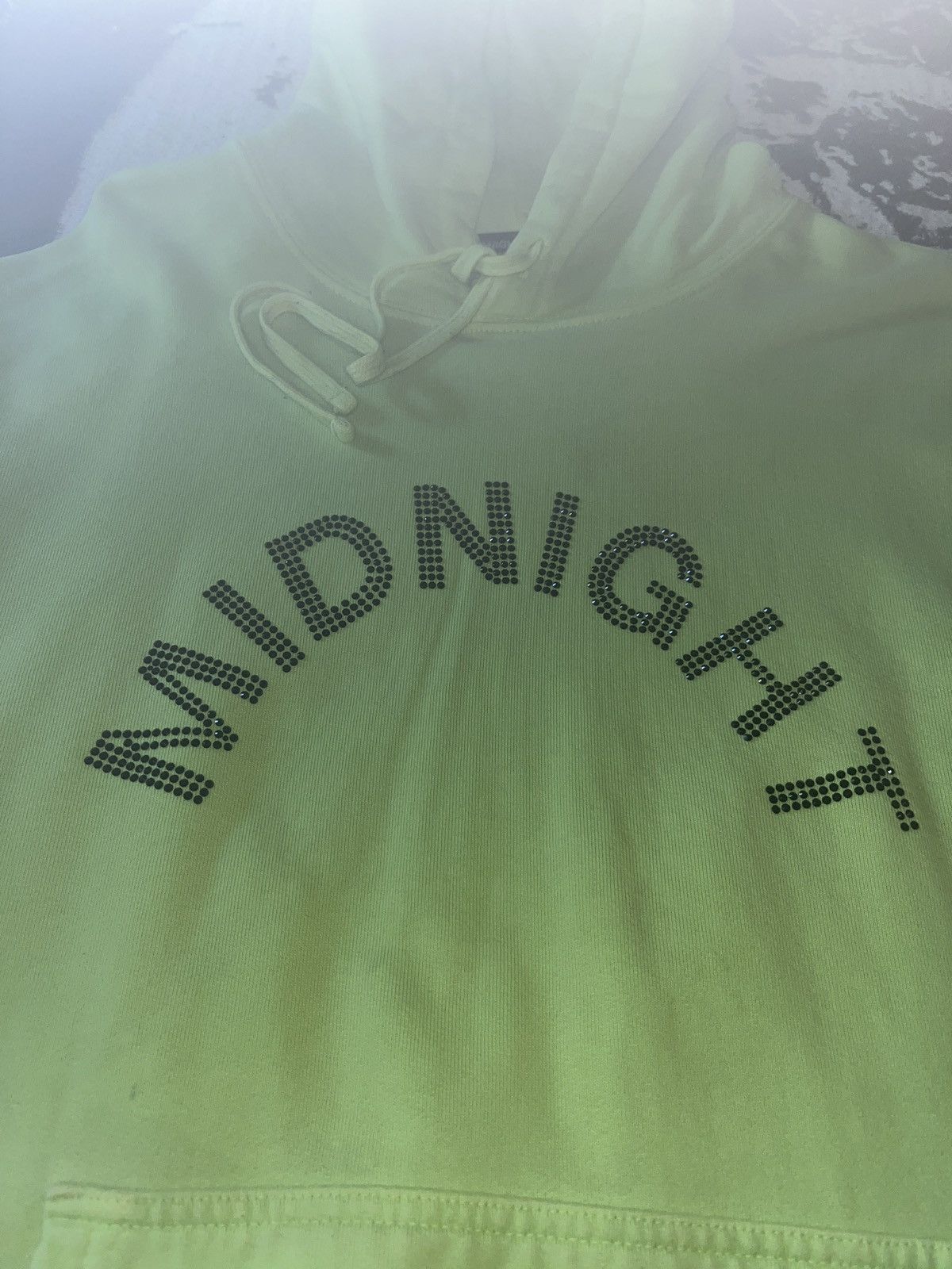 Midnight Studios Midnight Studios Electric Green Crystal Logo Hoodie Size US M / EU 48-50 / 2 - 4 Thumbnail
