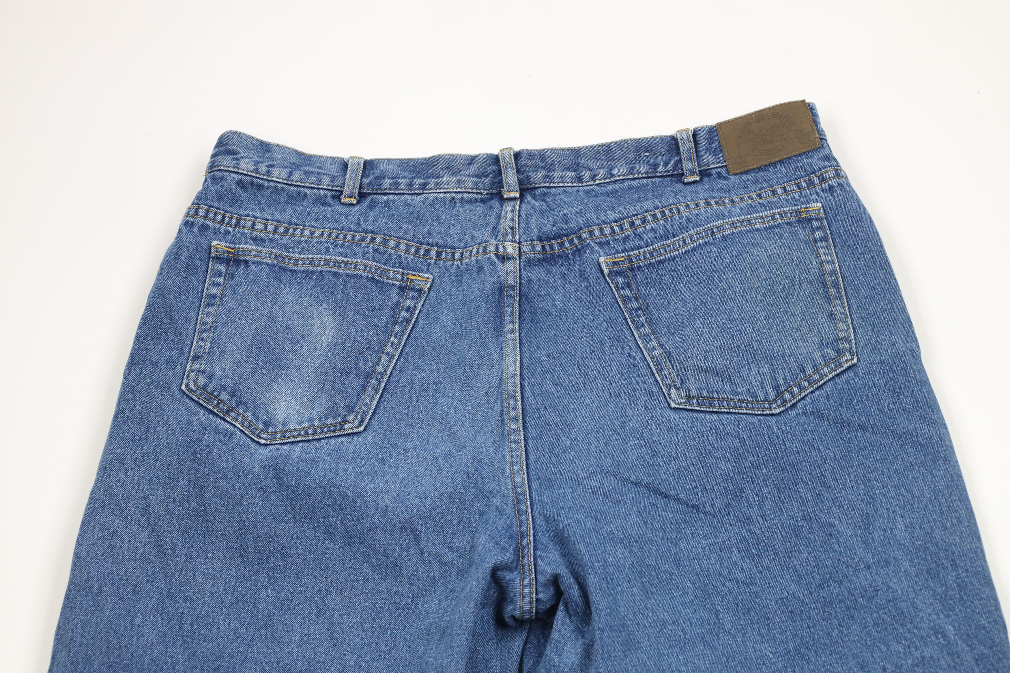 Cabelas × Vintage Vintage Cabelas Heavyweight Flannel Lined Denim Jeans Blue Size US 42 / EU 58 - 10 Thumbnail