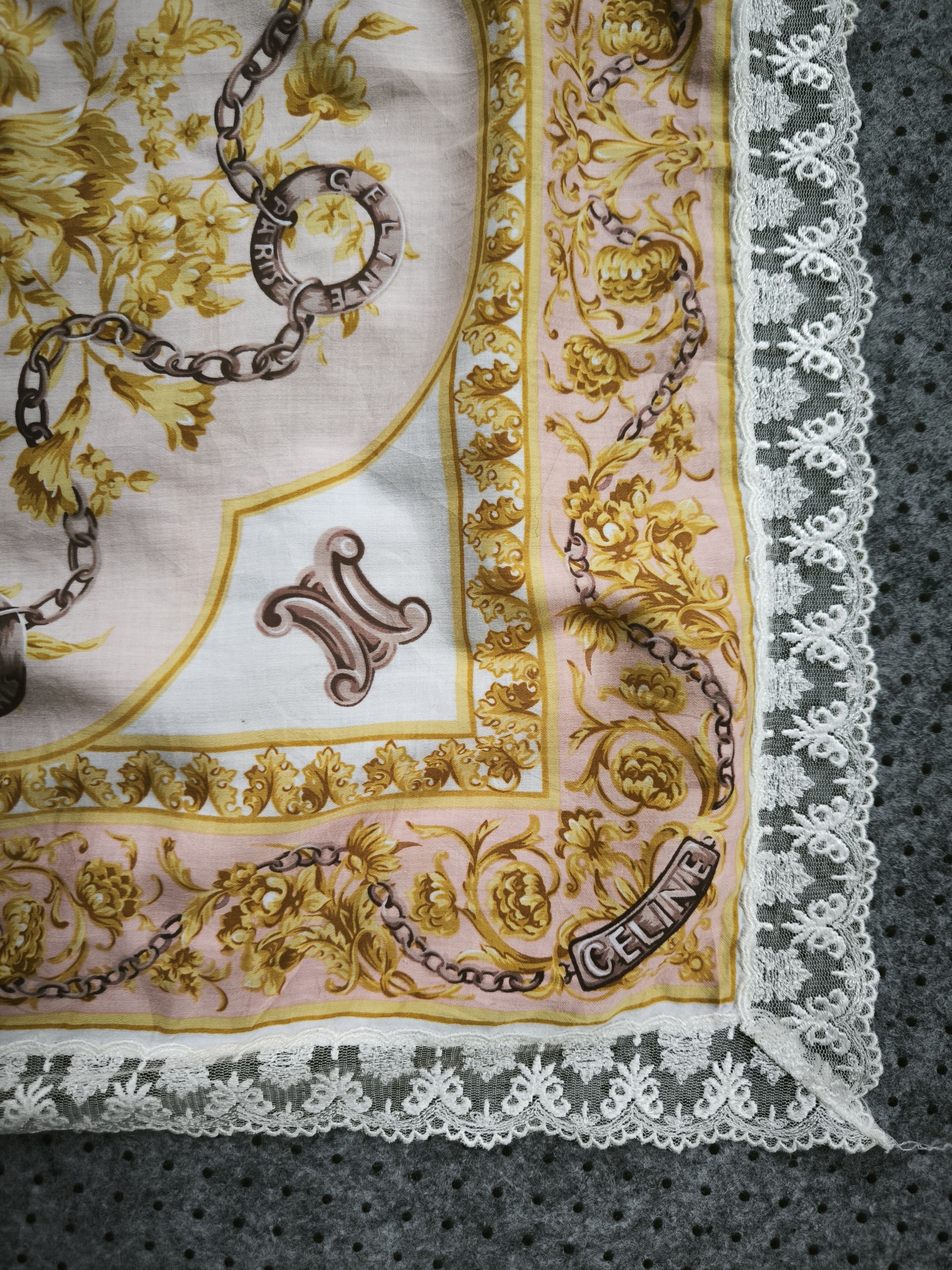 Celine CELINE cotton handkerchief Size ONE SIZE - 2 Thumbnail