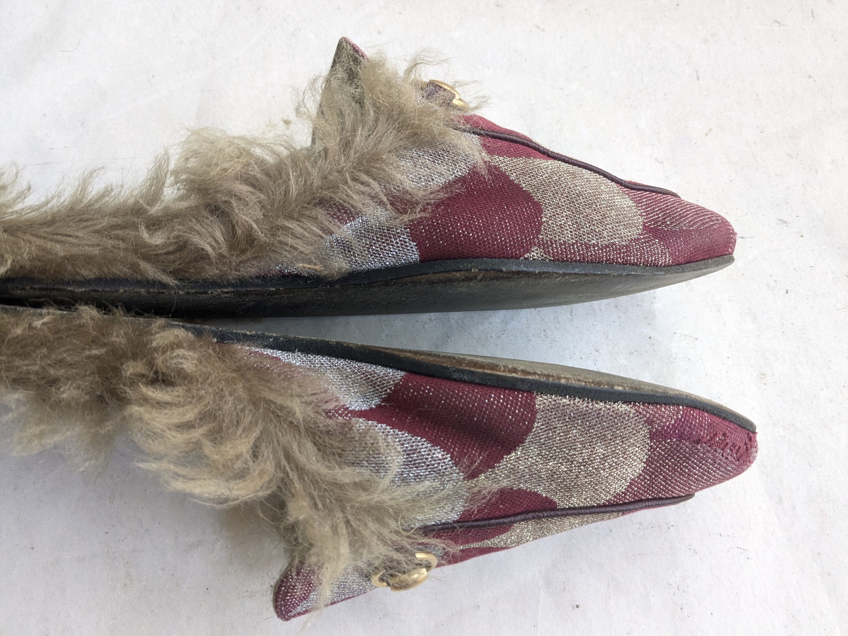 Gucci Gucci Princetown Horsebit Loafers Burgundy Argyle 9 Size US 9 / EU 42 - 10 Thumbnail