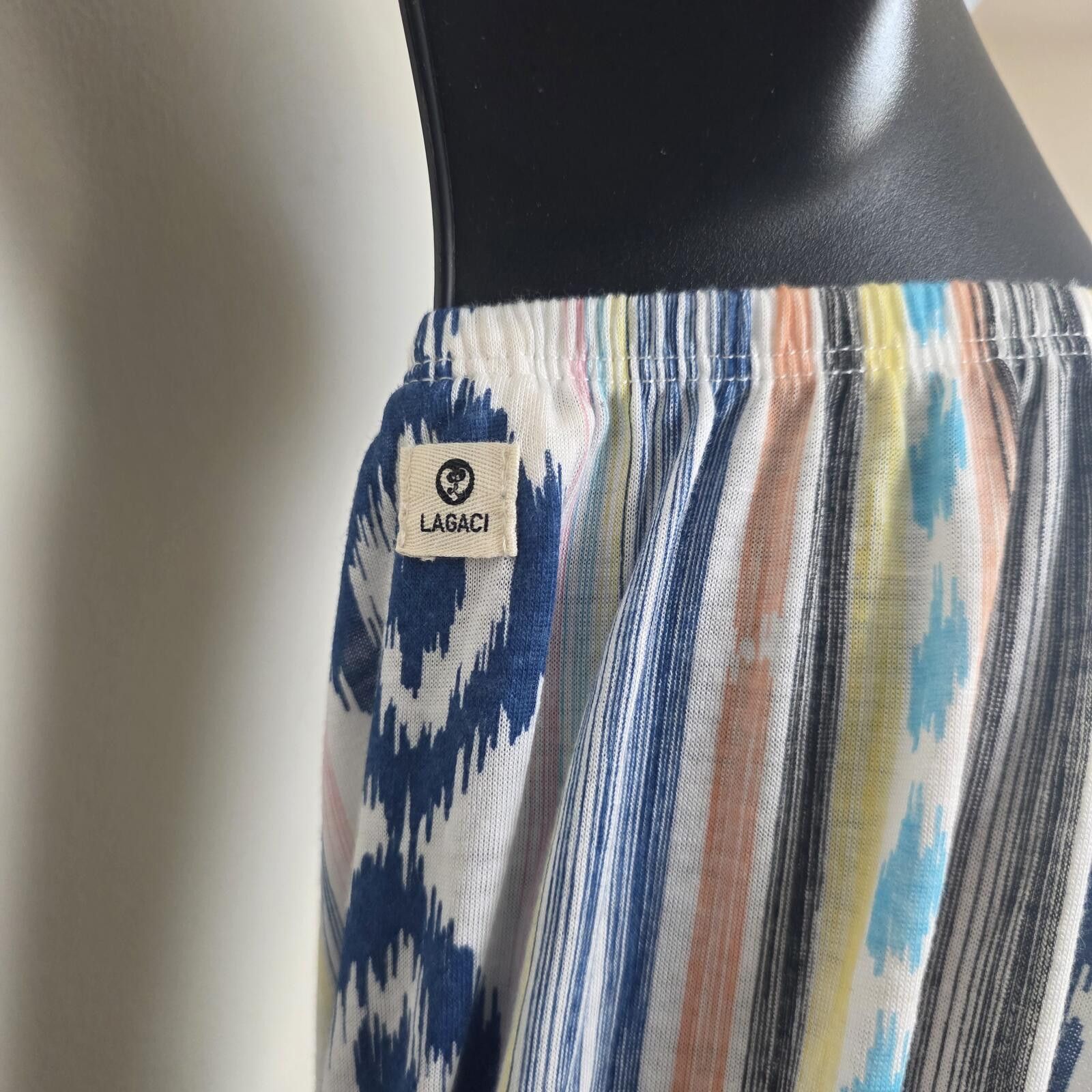 Other Lagaci Y2K Boho Chic Asymmetric Ikat Strapless dress sz L Size L / US 10 / IT 46 - 3 Thumbnail