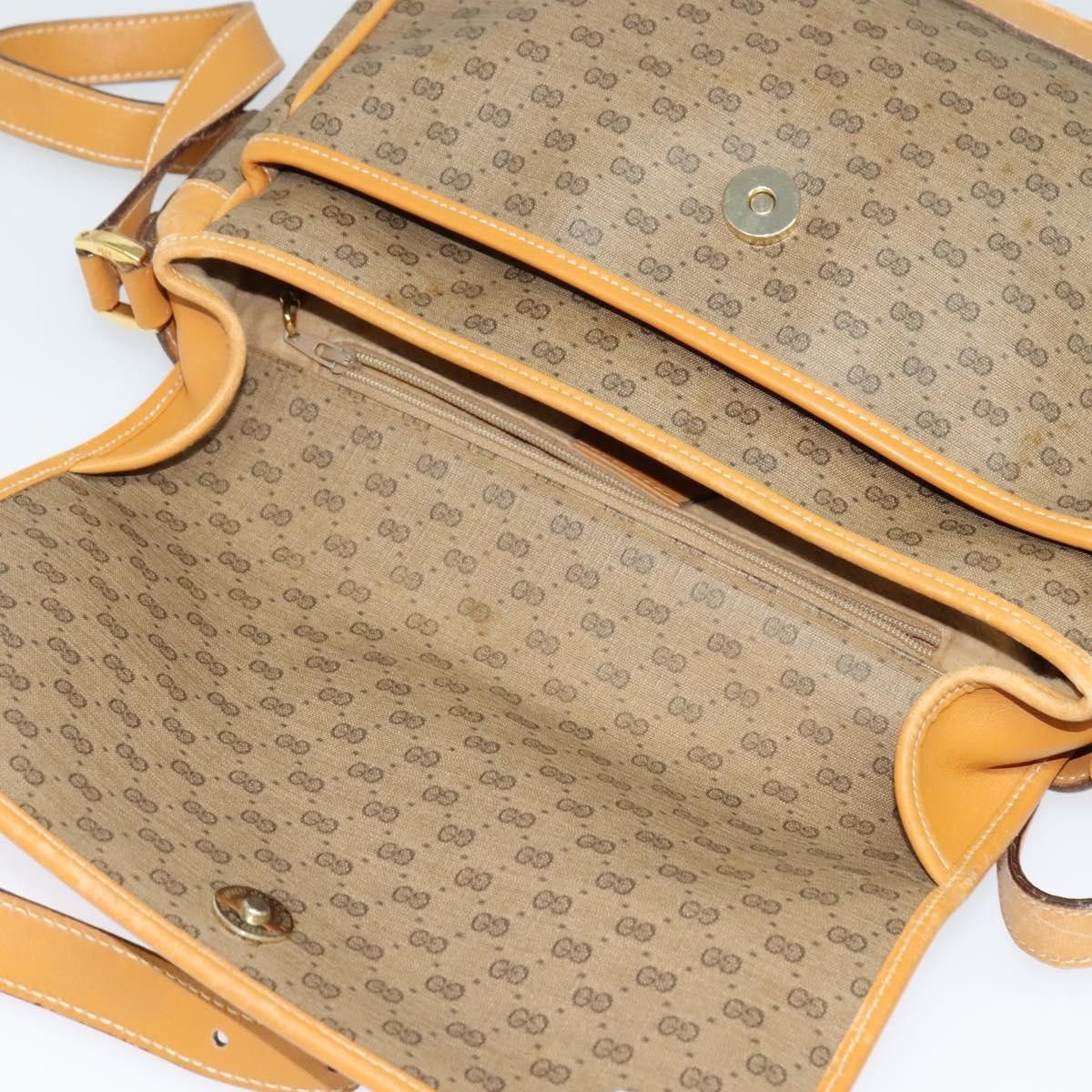 Gucci GUCCI Micro GG Supreme Shoulder Bag Pvc Beige Gold 001 14 Size ONE SIZE - 15 Thumbnail