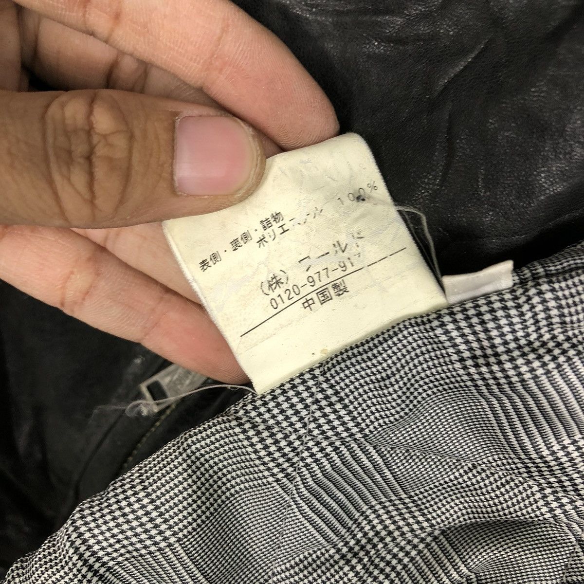 Japanese Brand 🔥VINTAGE BIKER LEATHER JACKET TAKEO KUKICHI ISSEY MIYAKE Size US M / EU 48-50 / 2 - 22 Thumbnail