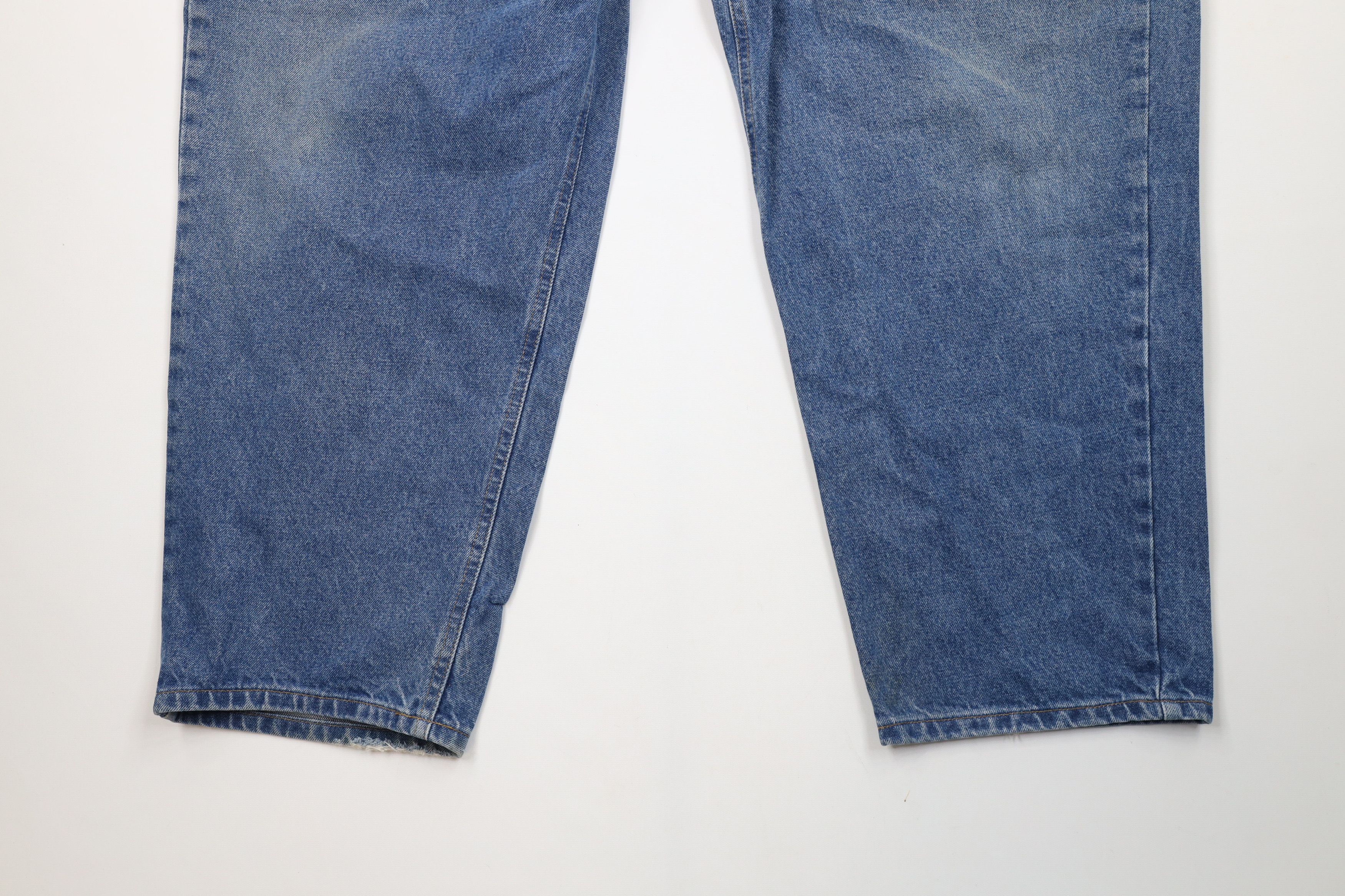 Carhartt × Vintage Vintage Carhartt Relaxed Fit Wide Leg Denim Jeans Blue Size US 44 / EU 60 - 4 Thumbnail