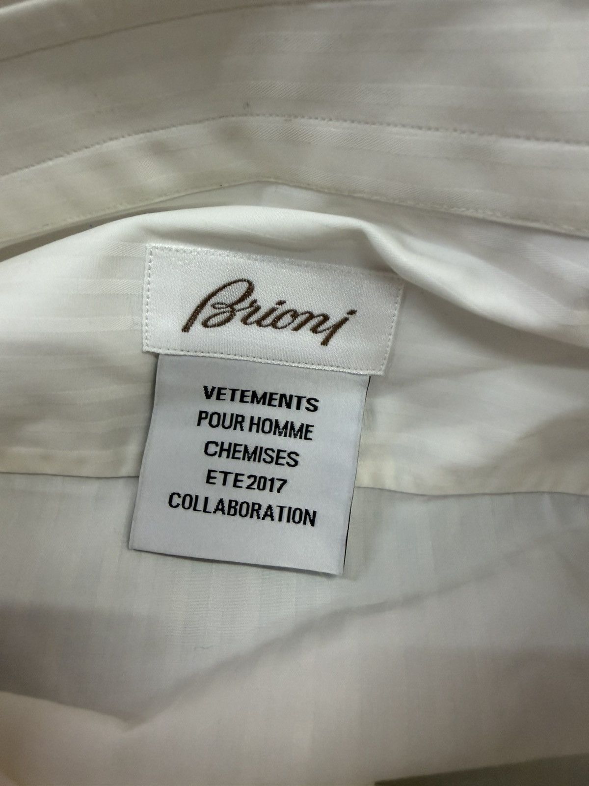 Brioni × Vetements BRIONI X VETEMENTS SHIRT Size US L / EU 52-54 / 3 - 3 Thumbnail