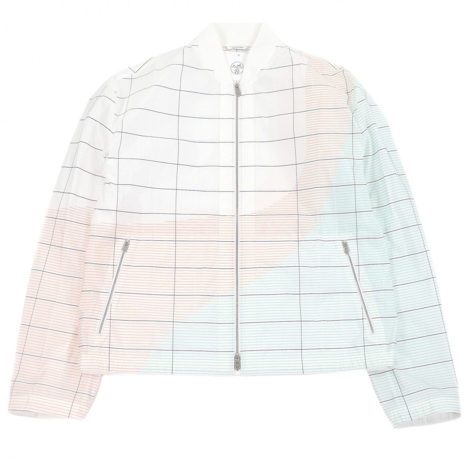 Hermes Hermes Hermès50 Polyester Cotton Nylon Elastane Jacket Textile Outerwear DUTY FREE for USA Size ONE SIZE - 1 Thumbnail