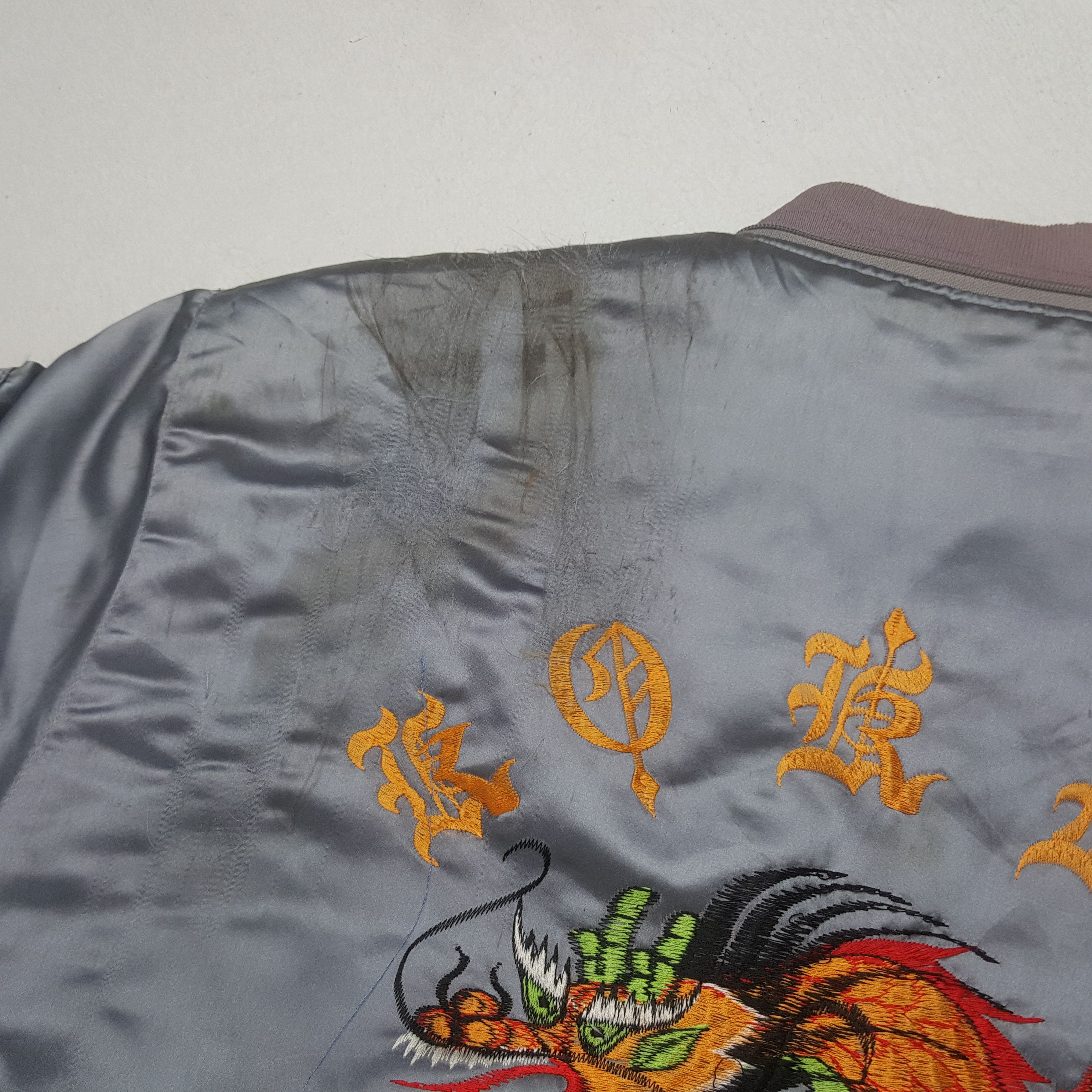 Japanese Brand Vintage Team Spirit 89 Embroidery Bomber Sukajan Jacket RR8 Size US L / EU 52-54 / 3 - 12 Thumbnail