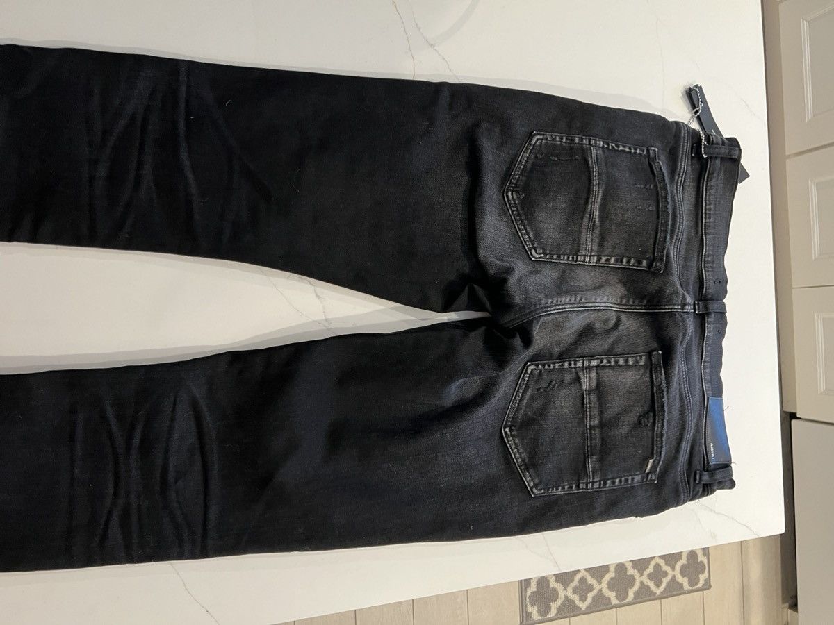 Amiri Black leather camo X1 Size US 34 / EU 50 - 5 Thumbnail