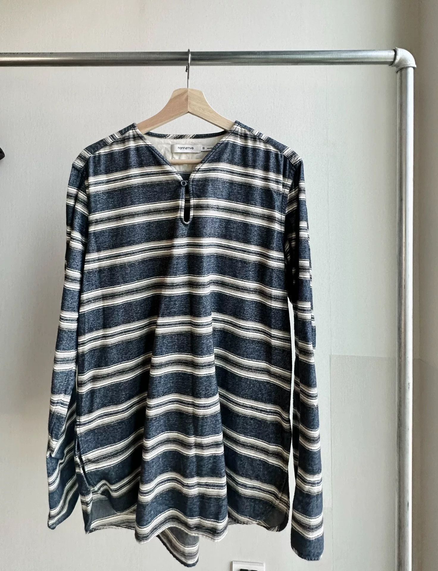 Nonnative nonnative Blue Striped Flannel Top Size US M / EU 48-50 / 2 - 1 Thumbnail