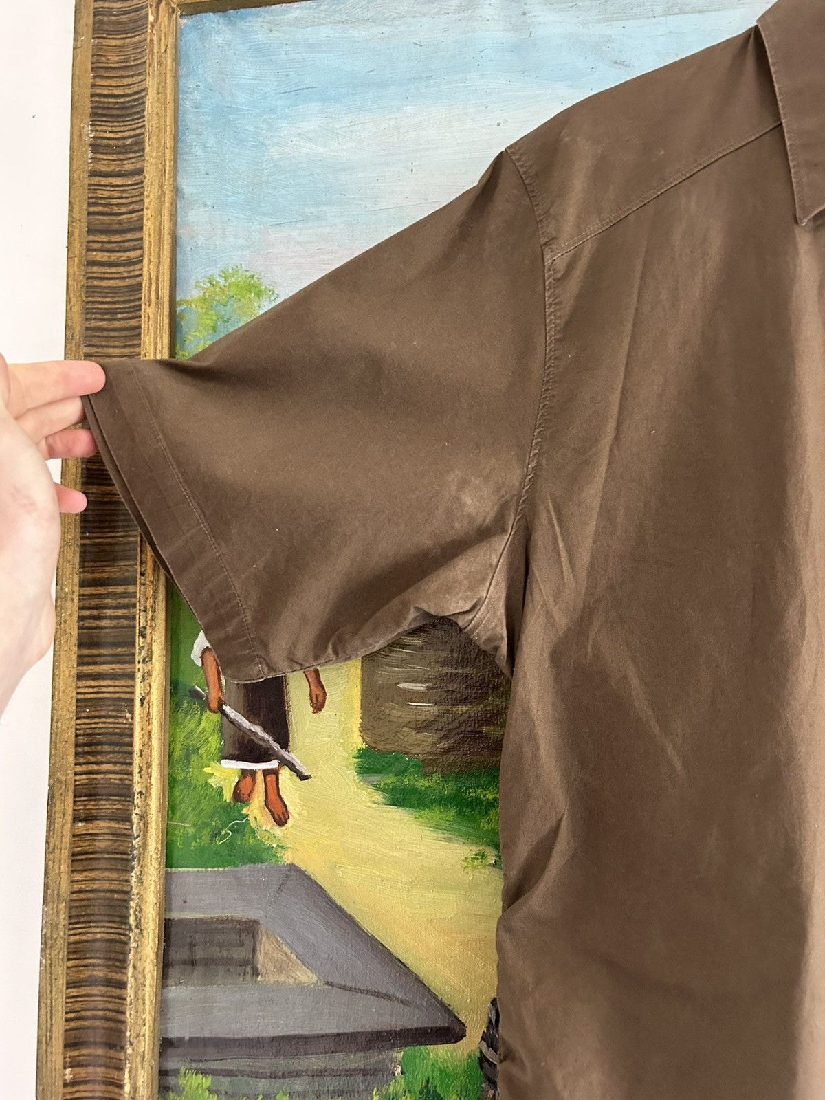 Billabong Billabong Men’s Slim Fit Shirt Brown Short Sleeve Size US L / EU 52-54 / 3 - 4 Thumbnail