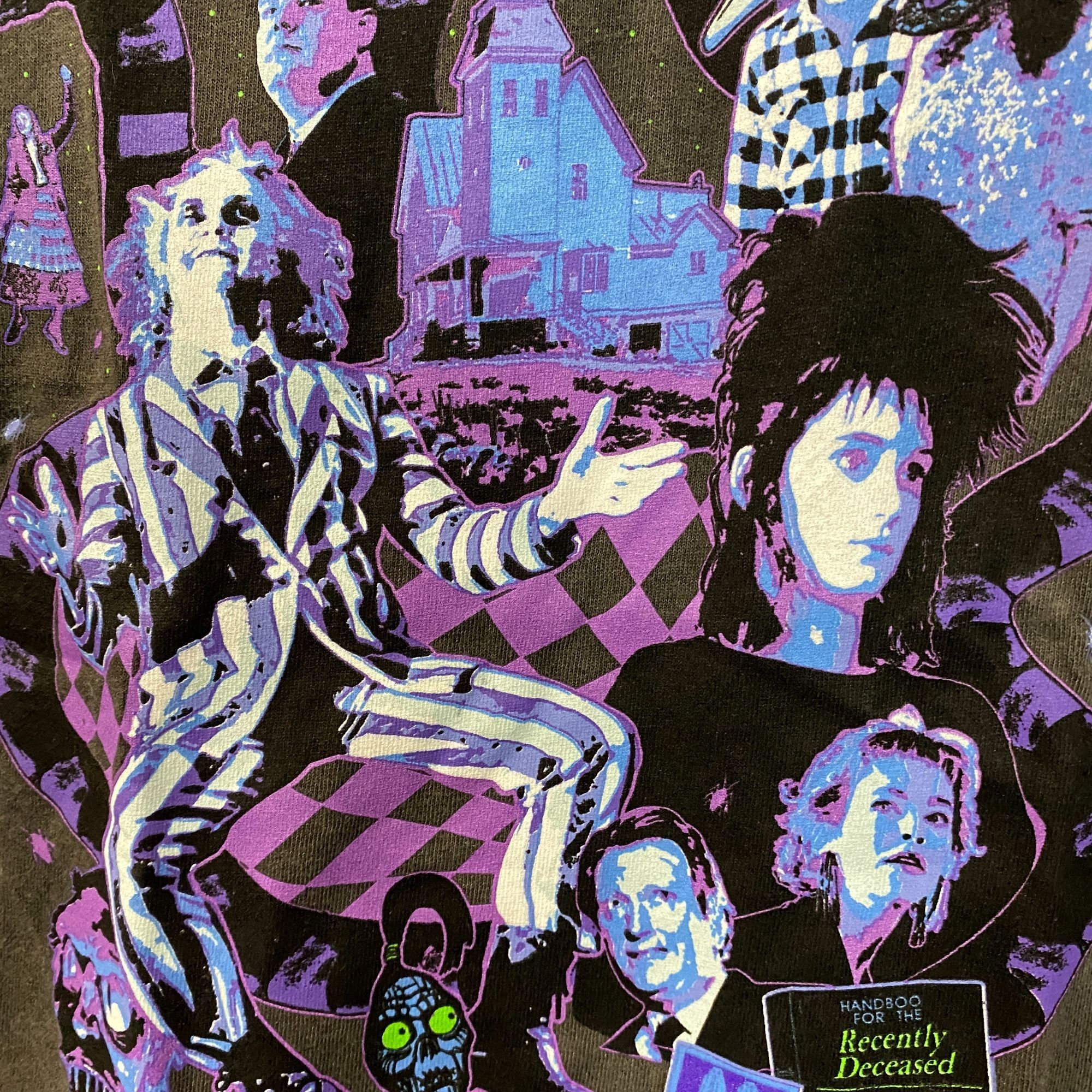 Ripple Junction Beetlejuice Collage Illustration Graphic Design T-Shirt Medi Size US M / EU 48-50 / 2 - 4 Thumbnail