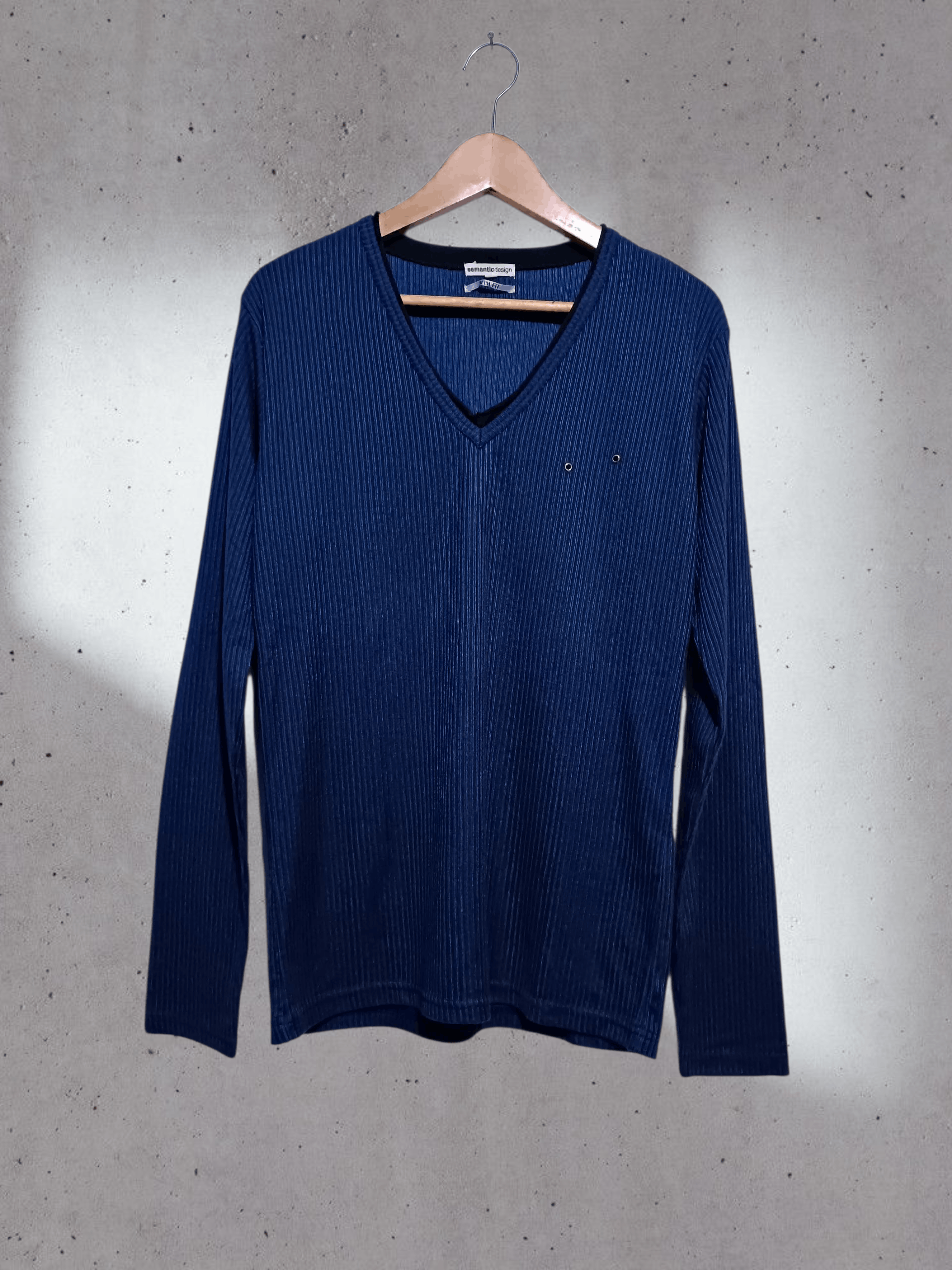 semanticdesign Sematic Design Double Layer V neck Long Sleeve T-shirt Size US L / EU 52-54 / 3 - 1 Thumbnail