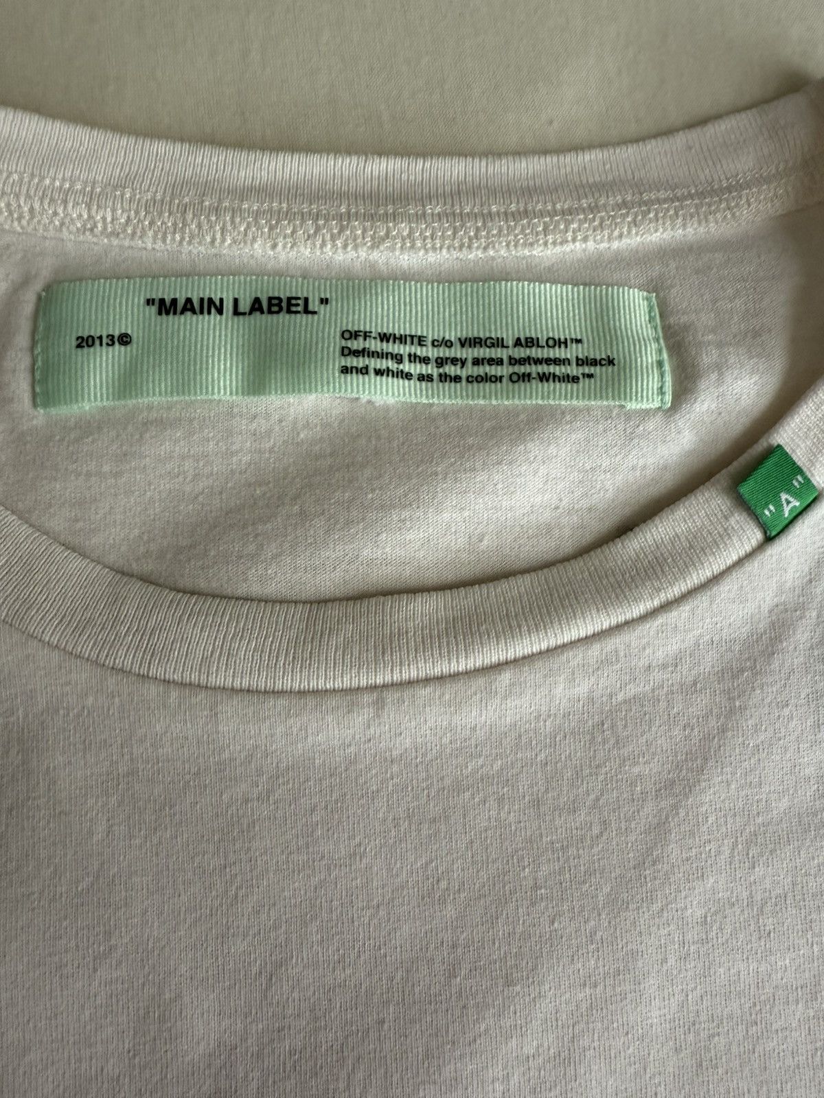 Off-White Off-White “Impressionism” White T-Shirt Size US L / EU 52-54 / 3 - 4 Thumbnail
