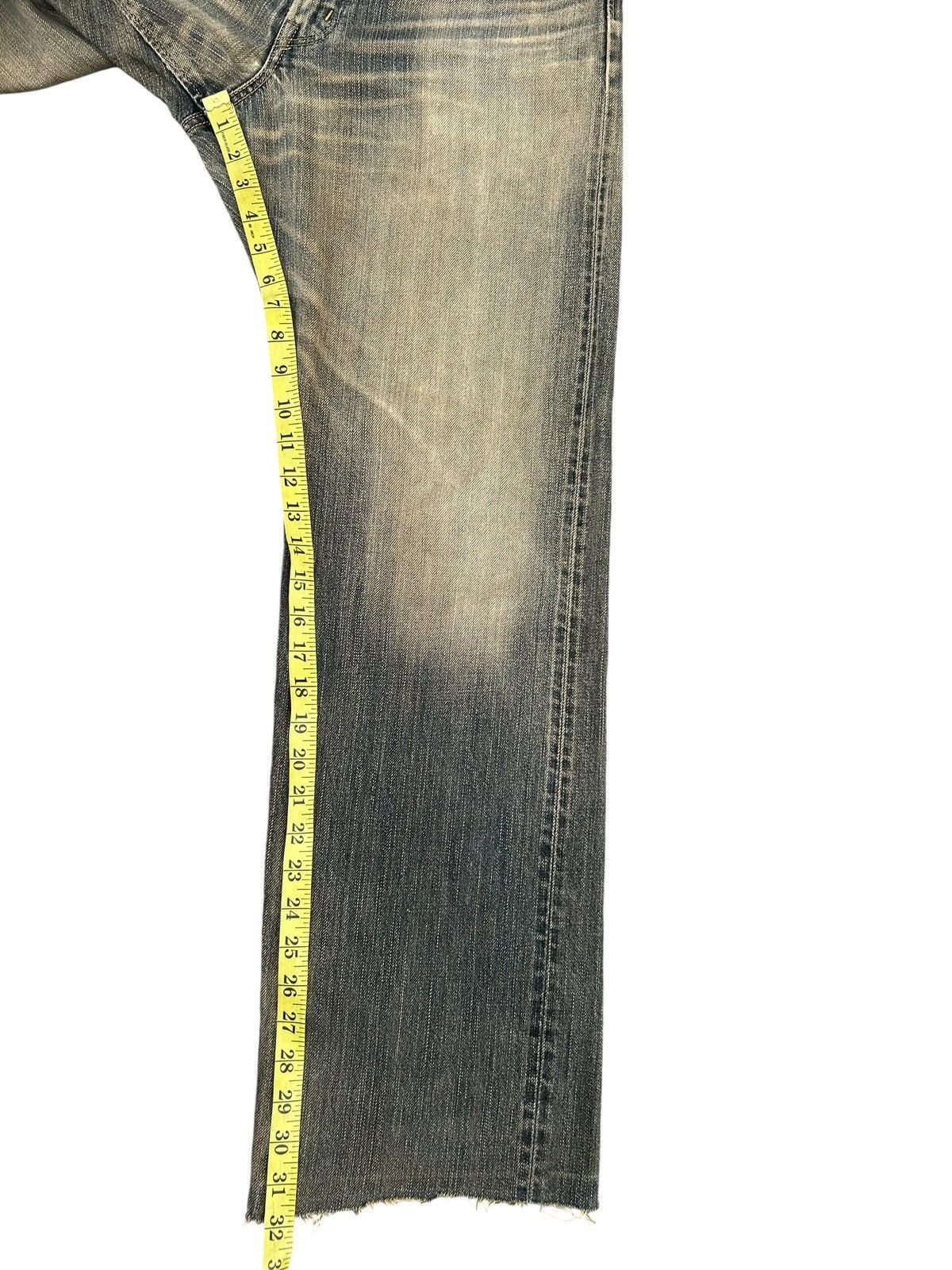 Kapital Vintage Edwin 505z Selvedge Rusty Distressed Denim jeans Size US 31 - 18 Thumbnail