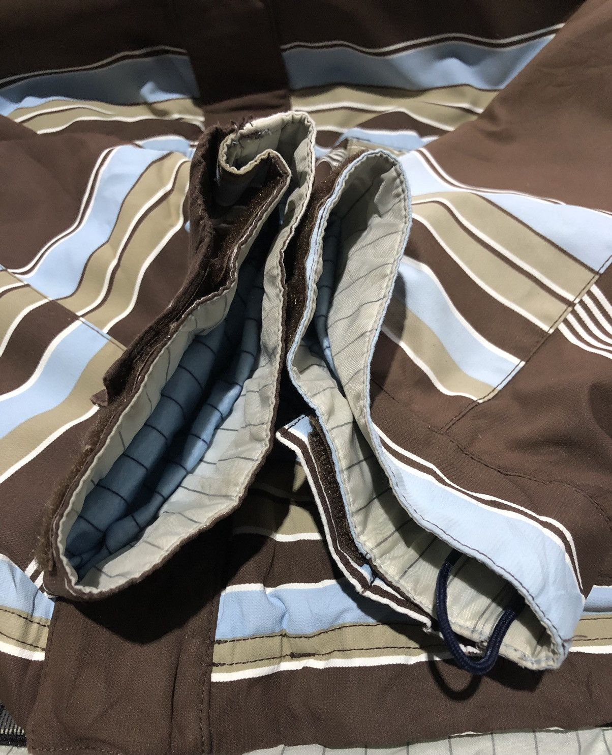 FOURSQUARE Foursquare striped winter ski snowboarding jacket Size US M / EU 48-50 / 2 - 8 Thumbnail