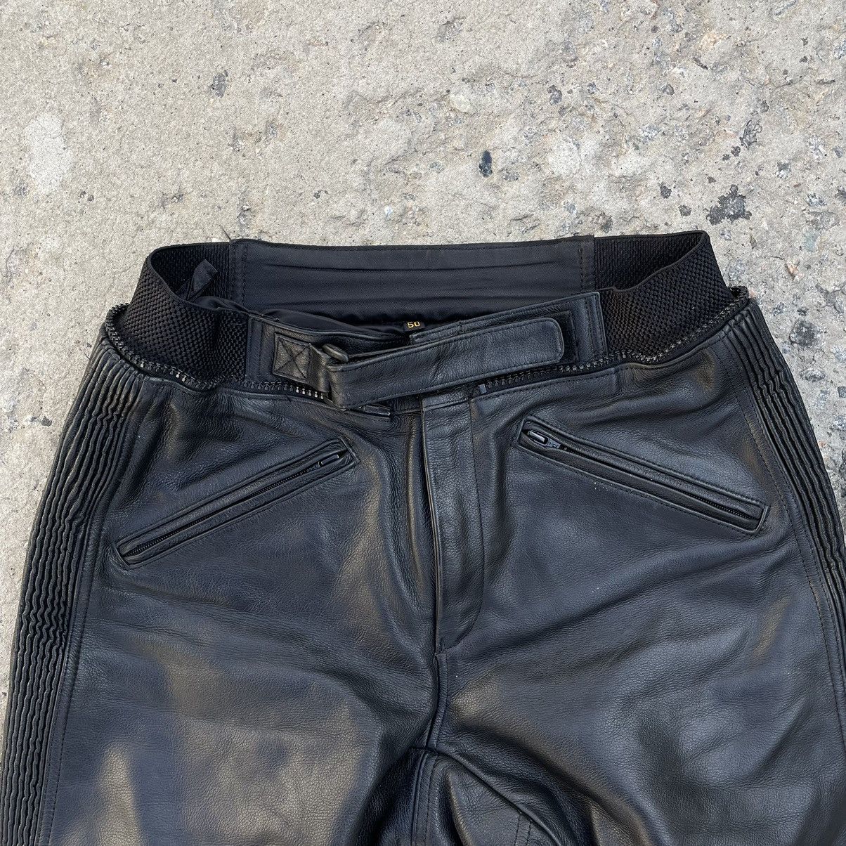 Leather × Vintage Vintage Leather Pants Y2K 90s Moto Takai Japanese Brand Size US 30 / EU 46 - 7 Thumbnail