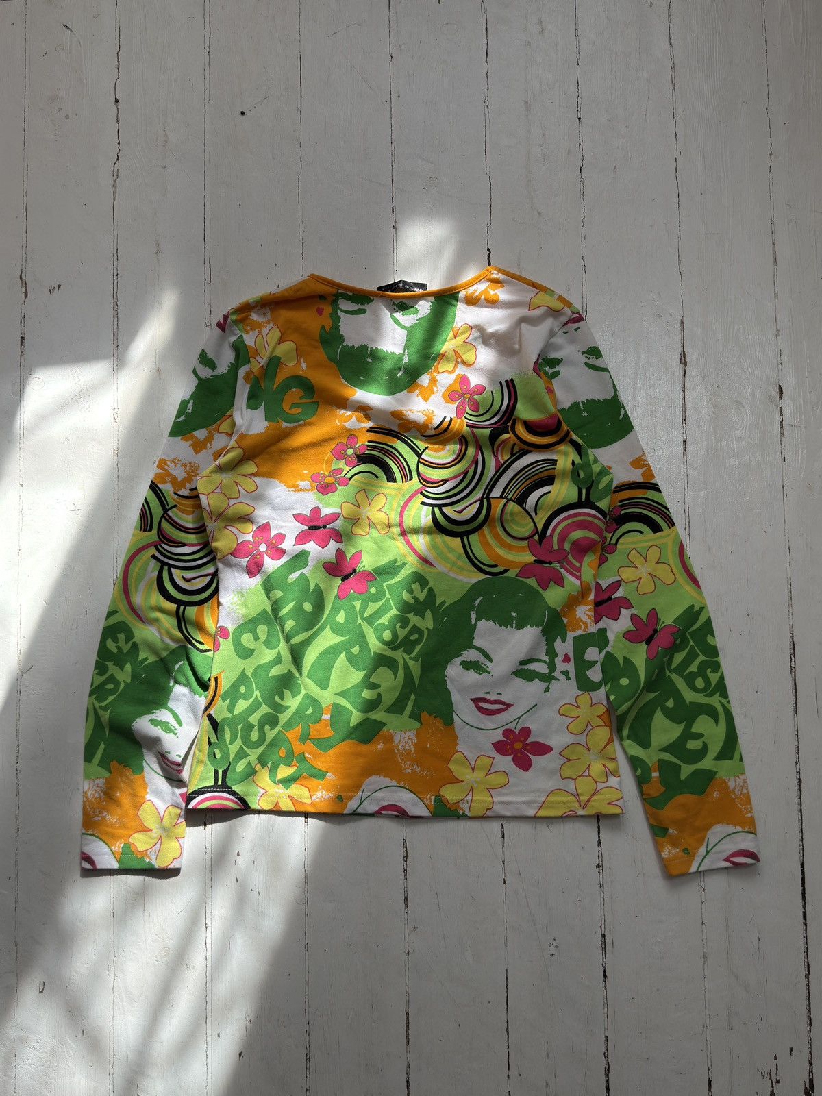 Miss Sixty VINTAGE MISS SIXTY 2000s PRINTED LONG SLEEVE Size S / US 4 / IT 40 - 10 Thumbnail