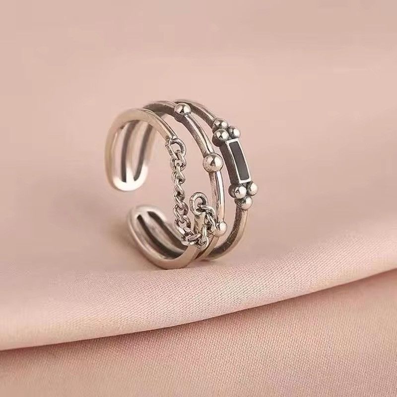 Jewelry × Vintage Multilayer Chain Elegant Rings Size ONE SIZE - 4 Thumbnail