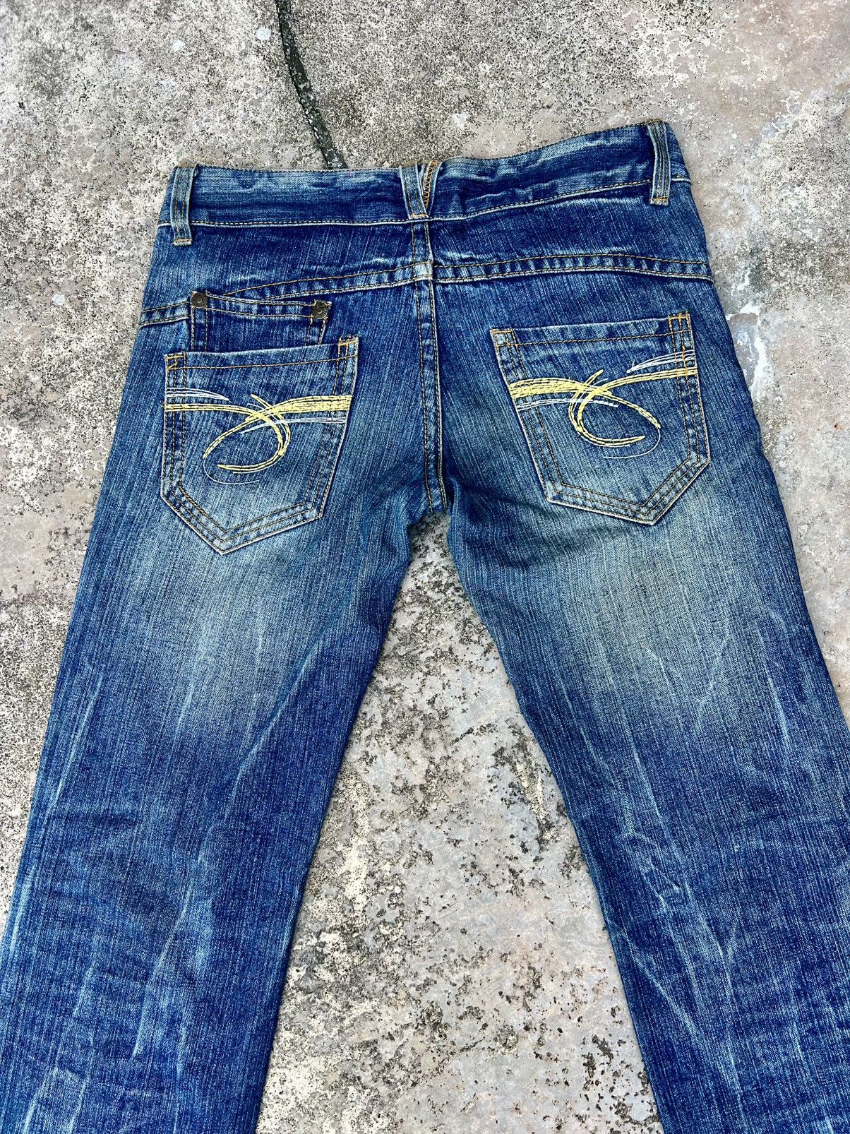 Japanese Brand × Vintage VINTAGE COME STAI? UPPEAT SMOKE FLARED DENIM Size US 30 / EU 46 - 11 Thumbnail