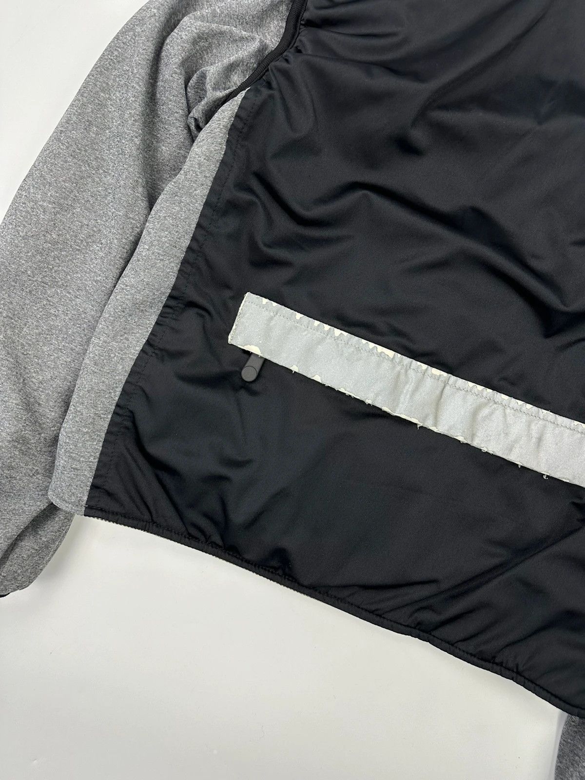 Marithe + Francois Girbaud Marithé François Girbaud 80s Puffy Black Grey Hooded Jacket Size M / US 6-8 / IT 42-44 - 10 Thumbnail