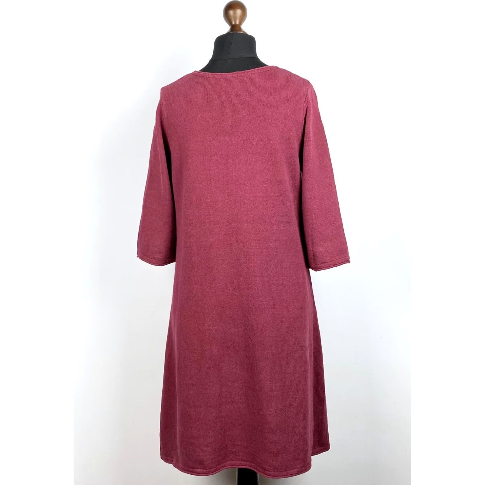 Vintage Gudrun Sjoden womens linen blend Multicoloured Midi Dress Size M Size M / US 6-8 / IT 42-44 - 3 Thumbnail