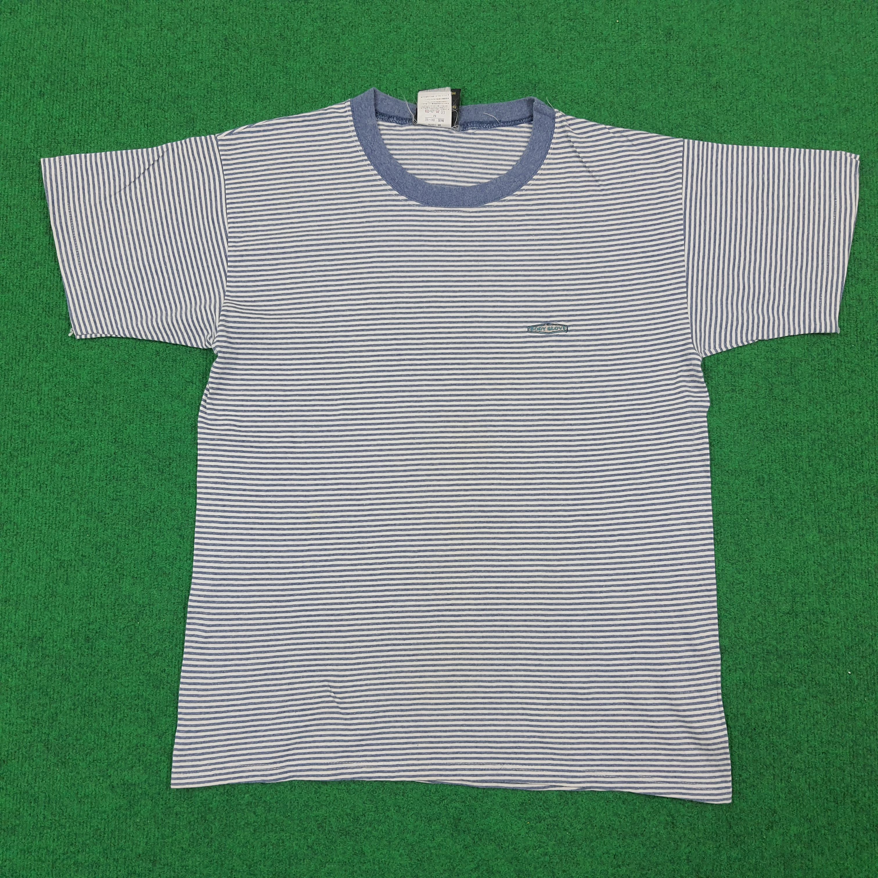 Body Glove × Vintage Vintage Body Glove Striped Tshirt Size US M / EU 48-50 / 2 - 1 Thumbnail