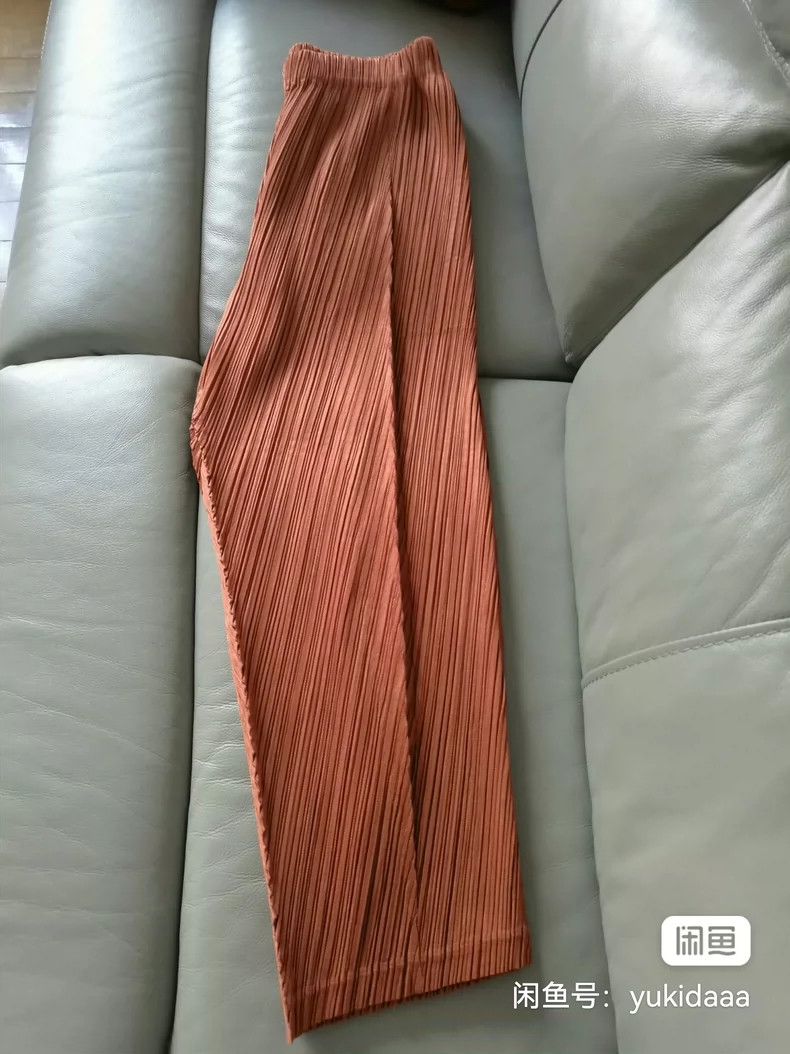 Issey Miyake Issey Miyake size:2 Orange special-shaped pants Size 42" / US 20 - 3 Thumbnail
