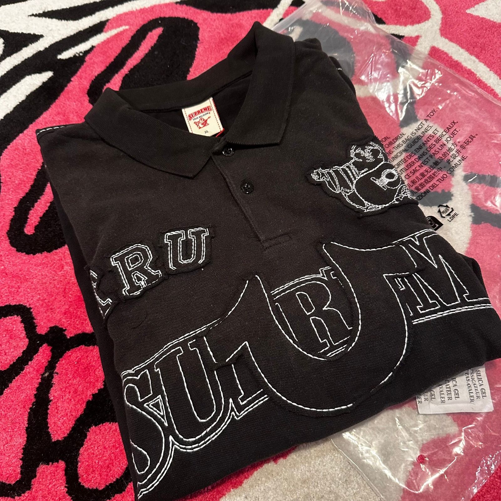 Supreme True Religion Appliqué Polo L Supreme True Religion Applique Polo Woodland Camo Men's - FW25 - US