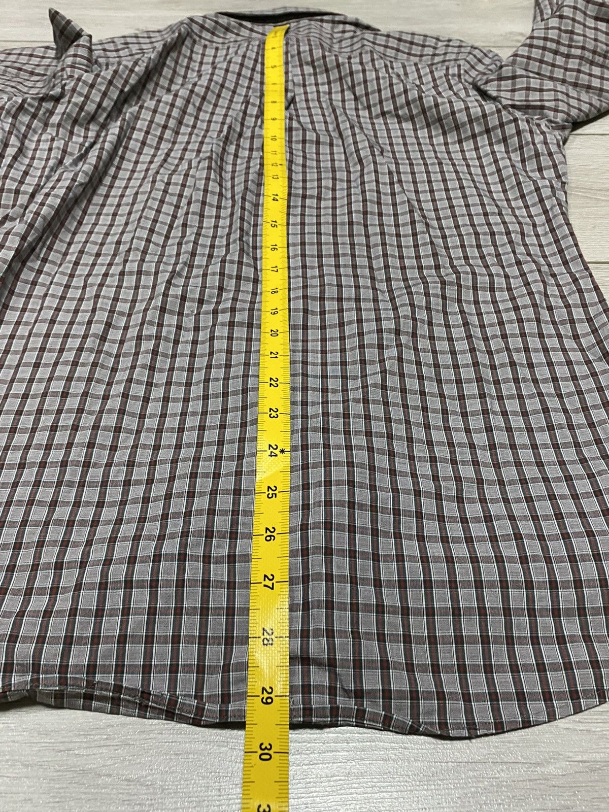 Gucci Gucci check shirt buttons up slim S-M Size US S / EU 44-46 / 1 - 9 Thumbnail