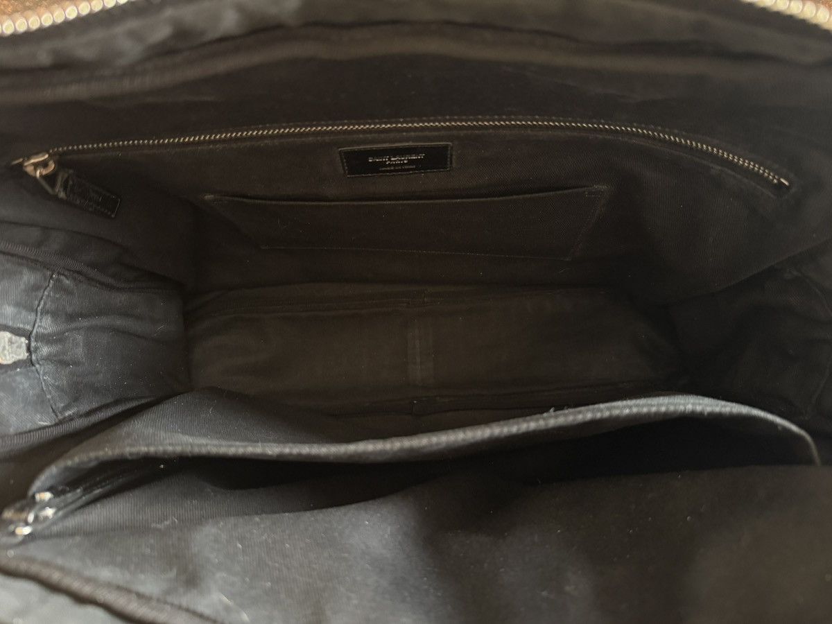 Saint Laurent Paris SLP Crocodile Embossed Sac Du Jour Large Briefcase Size ONE SIZE - 14 Thumbnail