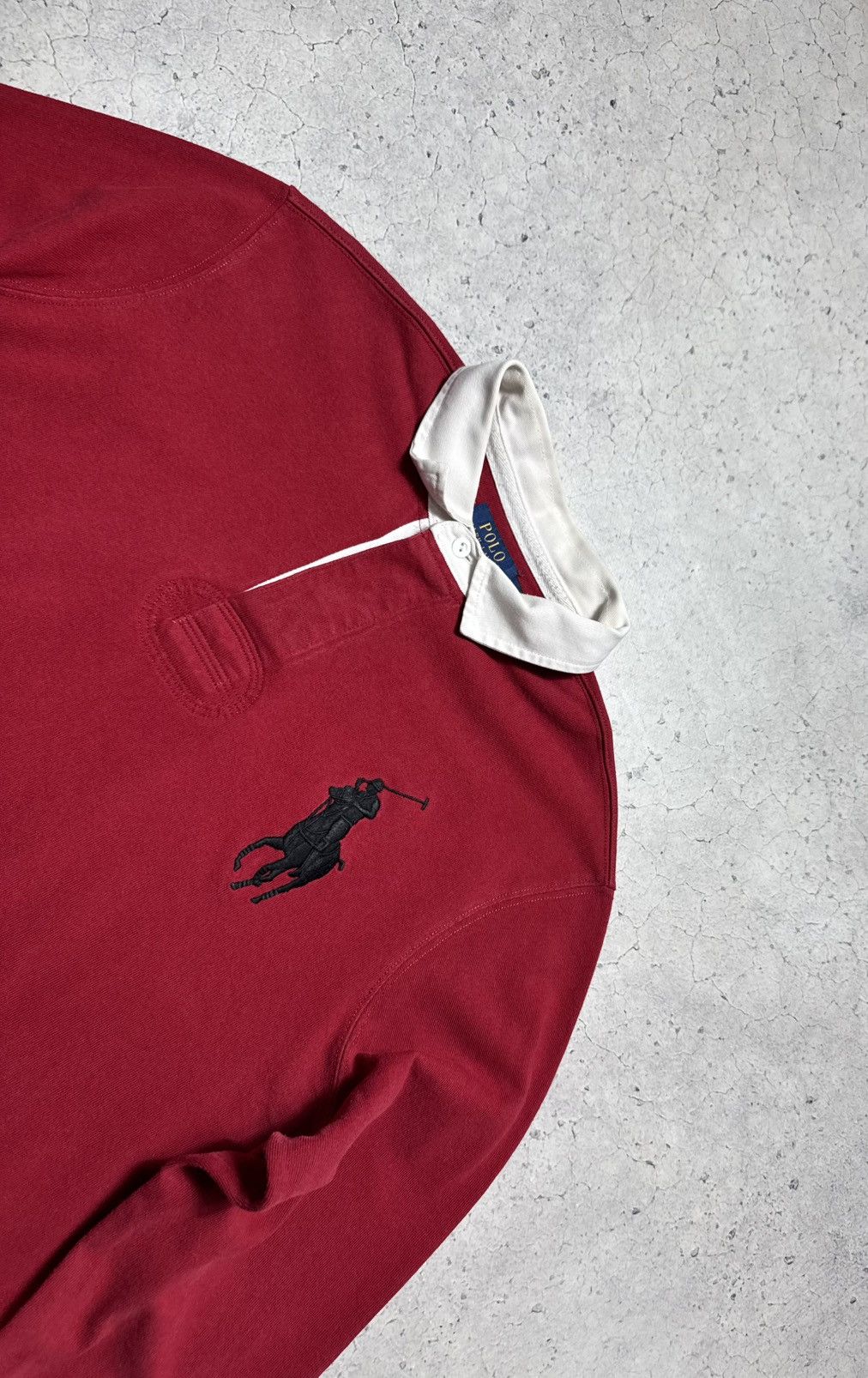 Polo Ralph Lauren Polo Ralph Lauren Rugby Sweatshirt Big Pony Size XL Red Size US XL / EU 56 / 4 - 4 Thumbnail