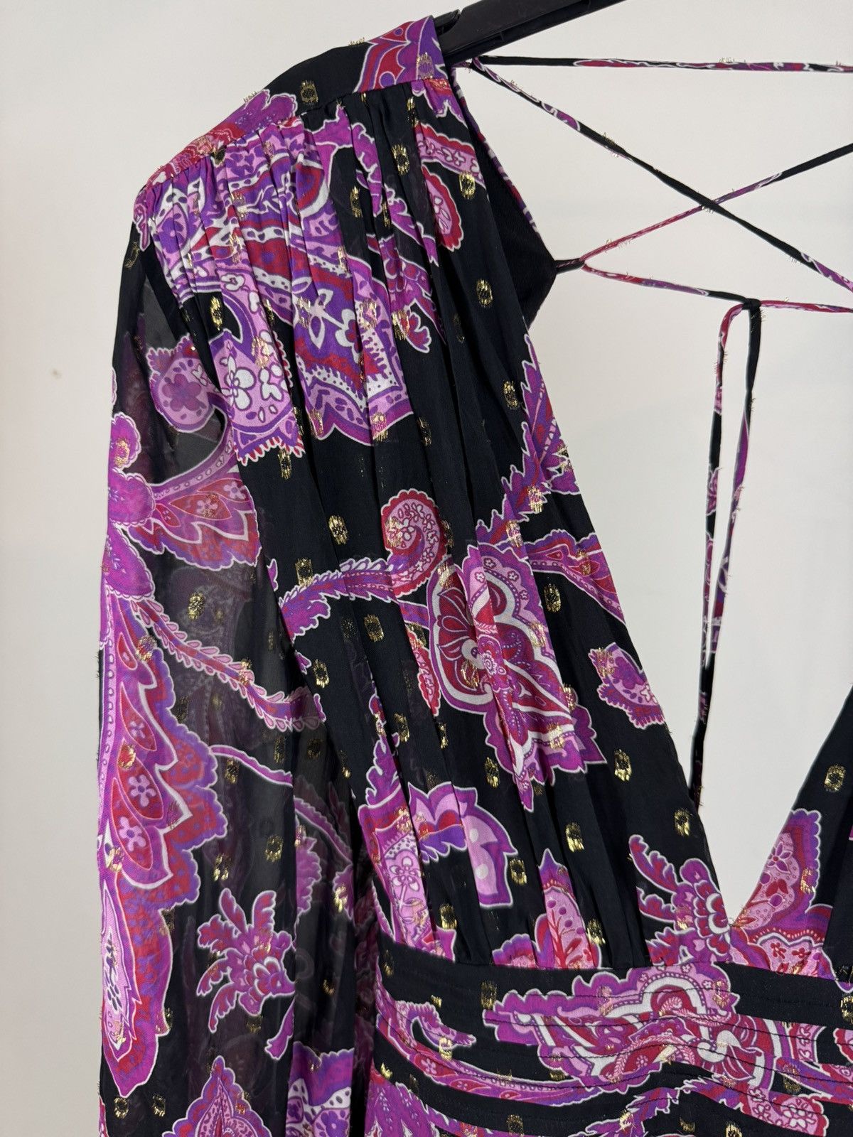 REVOLVE DUNDAS x Revolve - Flower Print Dress Worn by Halle Berry Size XS / US 0-2 / IT 36-38 - 9 Thumbnail