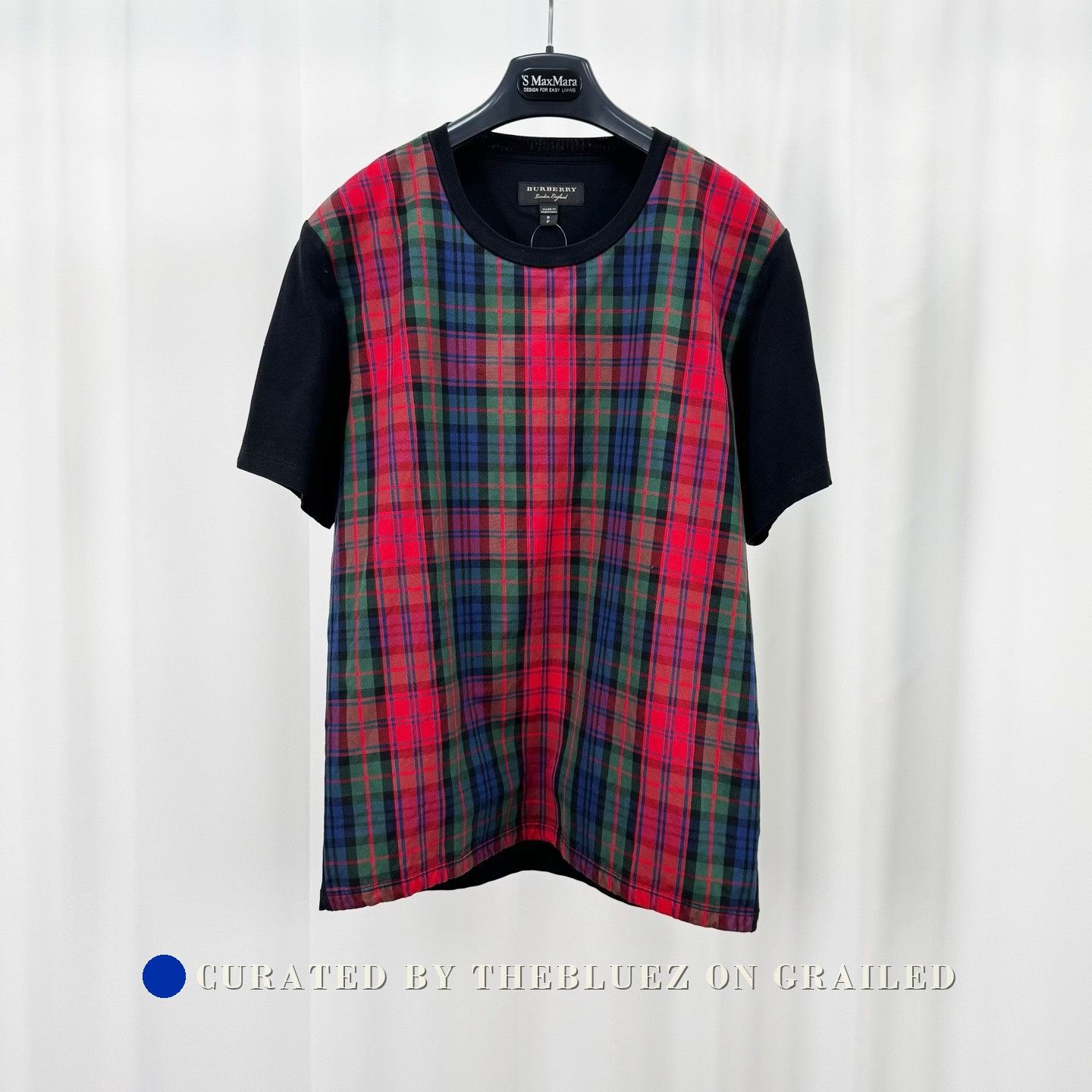 Burberry Burberry Embroidered Logo Plaid Short Sleeve Size US S / EU 44-46 / 1 - 1 Thumbnail