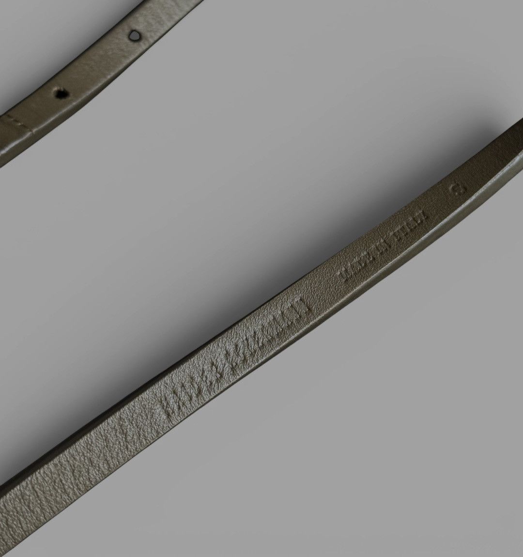 Haider Ackermann Haider Ackermann Double Wrap Thin Designer Leather Belt Size ONE SIZE - 7 Thumbnail