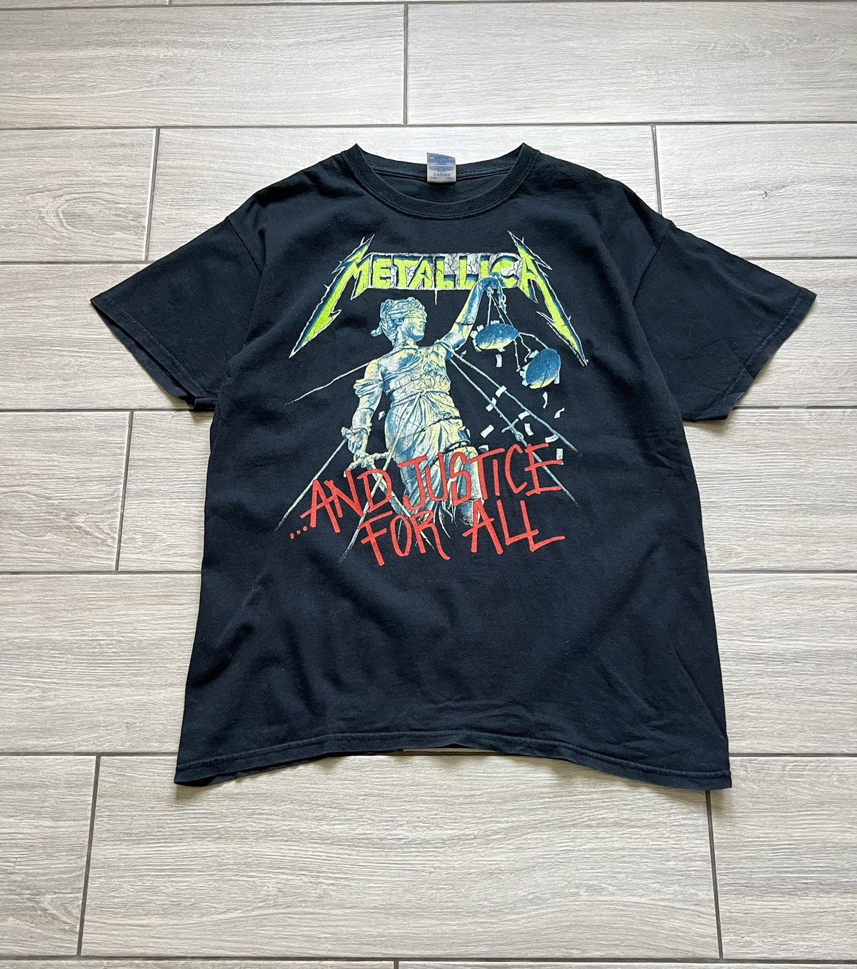 Band Tees Vintage Metallica And Justice For All From 2007 Size US L / EU 52-54 / 3 - 1 Thumbnail