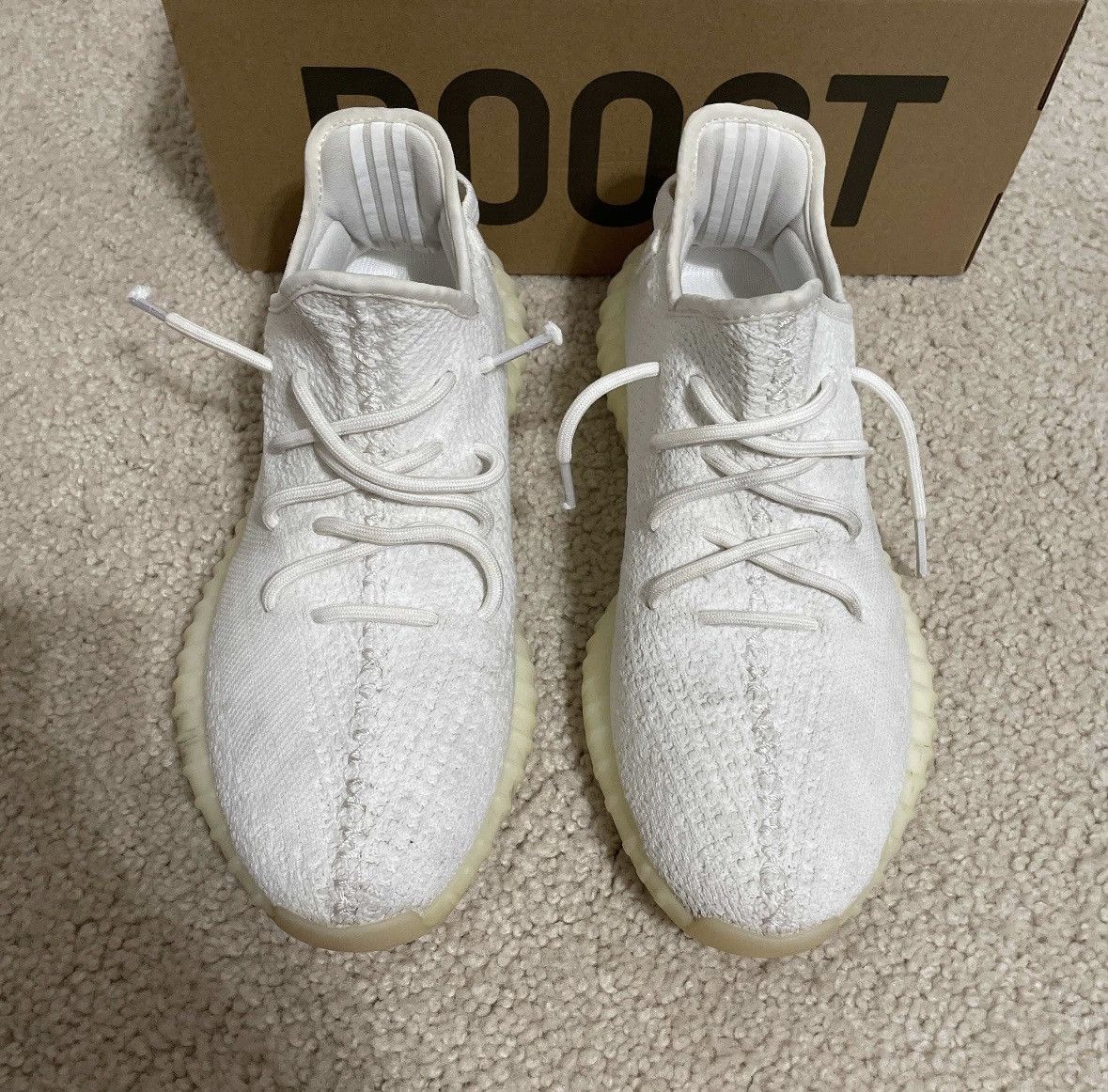 Adidas Yeezy 350v2 Cream Size US 9.5 / EU 42-43 - 3 Thumbnail