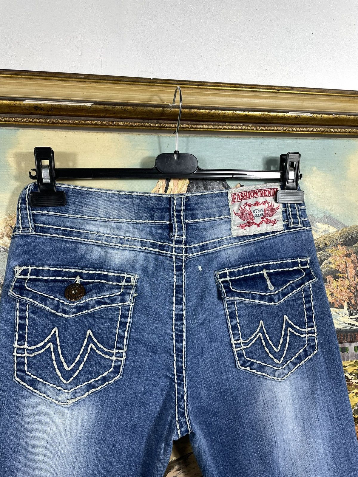 True Religion × Vintage True Religion Vintage Y2k Blue Denim Jeans Pants Drip Swag Size 30" / US 8 / IT 44 - 12 Thumbnail