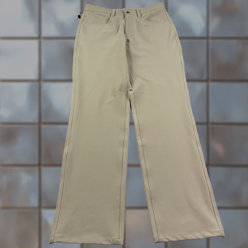 Footjoy FootJoy Pants Mens 30x32 Beige Chino Athletic Stretch NEW Athletic Fit Flat Front Casual 30 Jeans? Size US 30 / EU 46 - 1 Thumbnail
