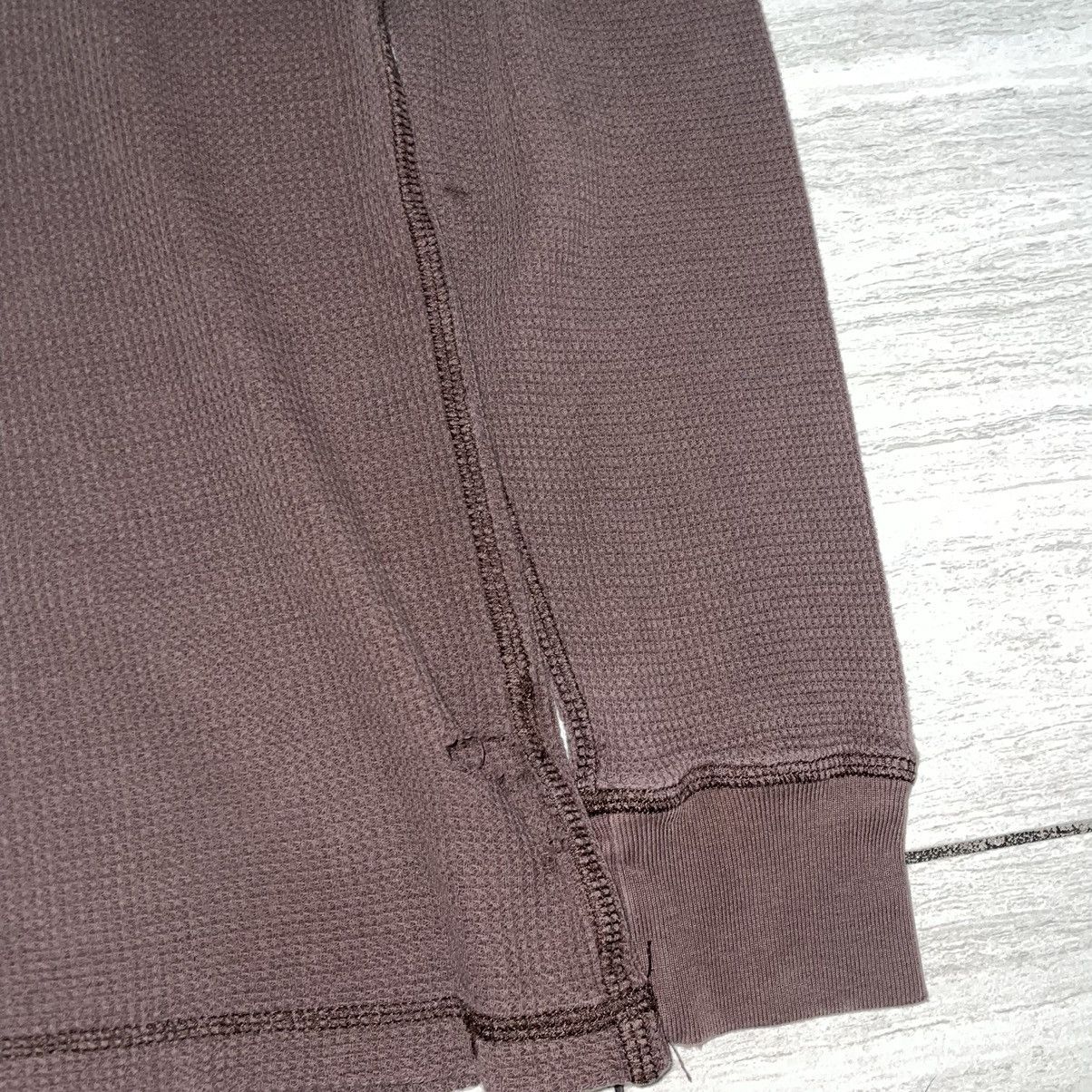 Lucky Brand Lucky Brand Los Diablos Brown Thermal Longsleeve Size US M / EU 48-50 / 2 - 2 Thumbnail