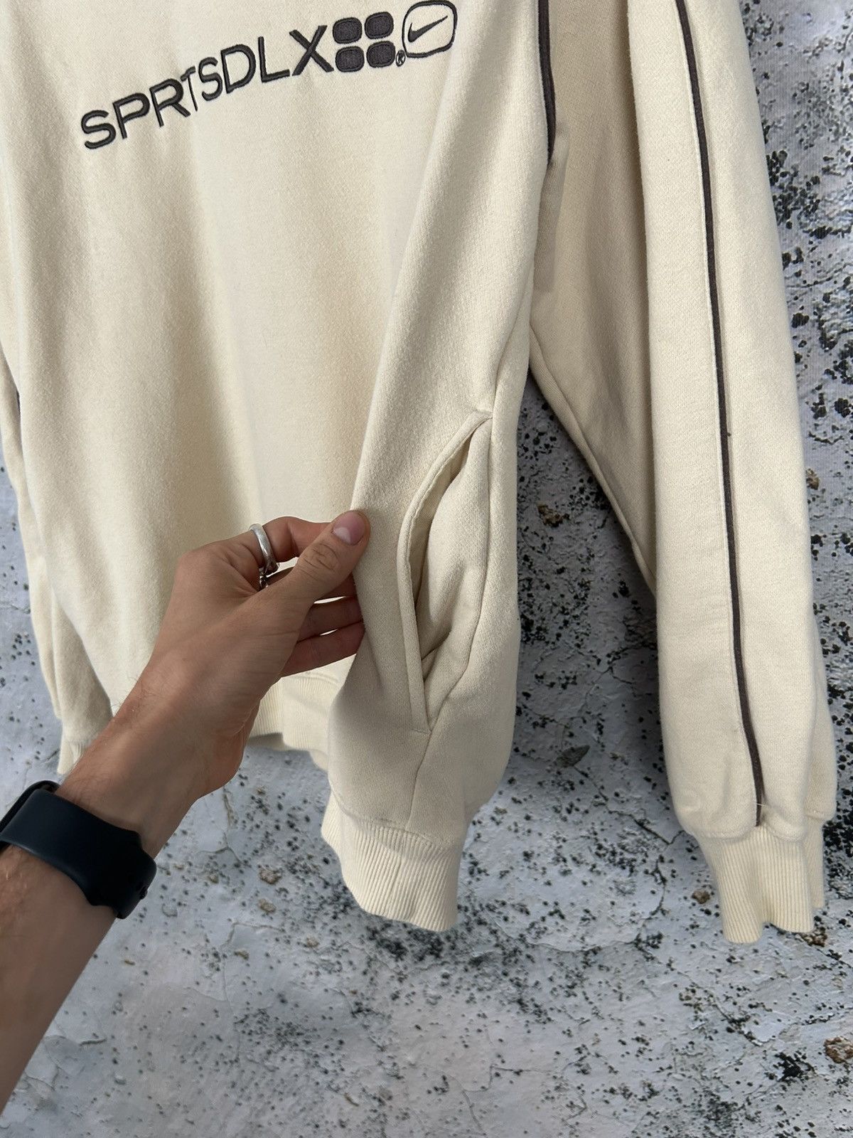 Nike Nike SPRTSDLX Y2K Rare Vintage Archive Hoodie Streetwear Size US S / EU 44-46 / 1 - 4 Thumbnail