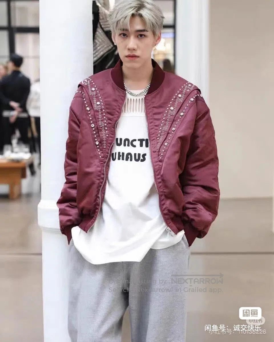 Celine celine spring summer bomber jacket with rhinestones. Size M / US 6-8 / IT 42-44 - 8 Thumbnail