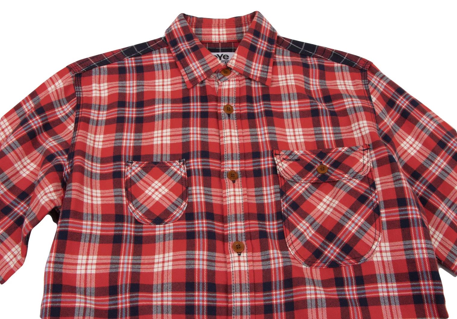 Junya Watanabe Checkered Flannel Shirt in Red and Navy, Size XS Size US XS / EU 42 / 0 - 2 Thumbnail