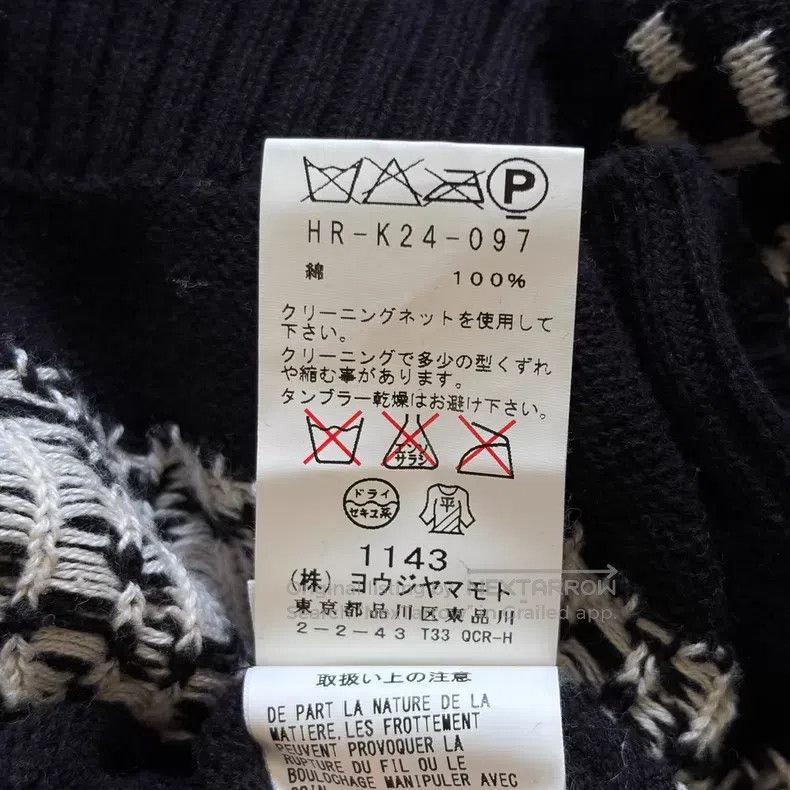 Yohji Yamamoto Yohji Yamamoto 16aw Fair Isle jacquard knit sweater Size US L / EU 52-54 / 3 - 8 Thumbnail