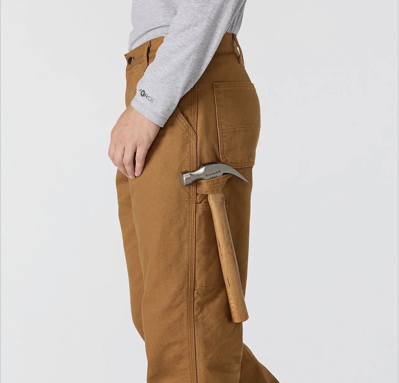 Carhartt CARHARTT LOOSE STRAIGHT WASHED DUCK LINED DUNGAREE Size US 36 / EU 52 - 3 Thumbnail